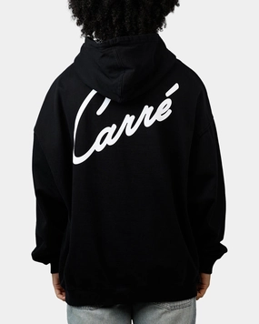 Carre Swifty Hoodie Black Airflow Mesh Insert Flexible Cuffs