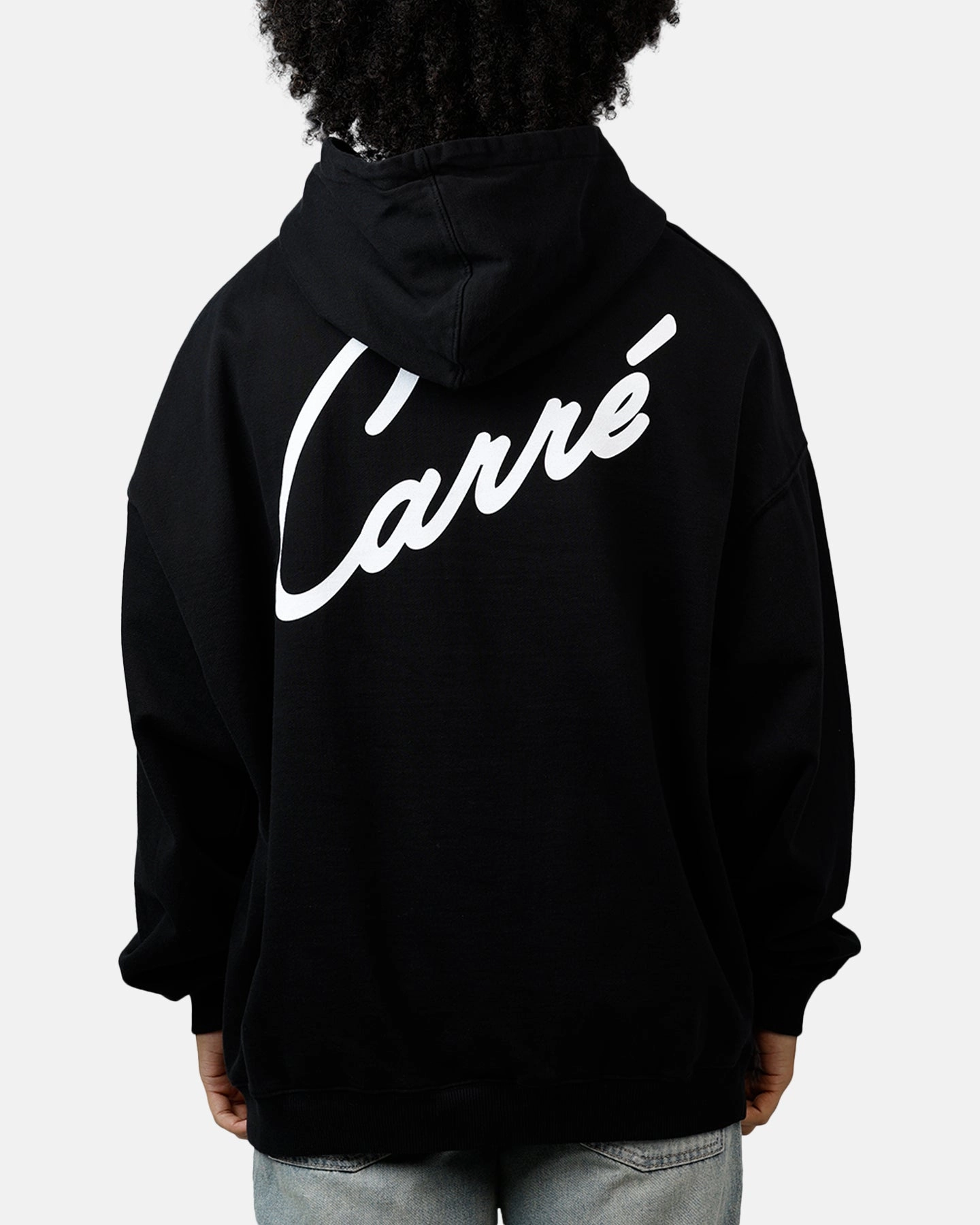 Carre Swifty Hoodie Black Airflow Mesh Insert Flexible Cuffs