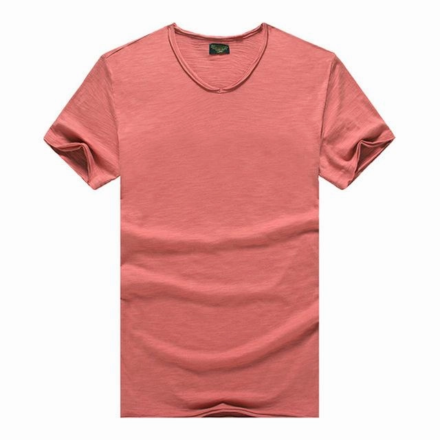West Louis? V-Neck Slim Fit Pure Cotton T-shirt Teenager coolness LowImpactDye