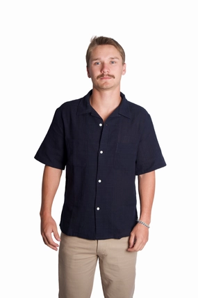 Oliveira Breeze Weave Shirt Casual Fit Mature Elegance