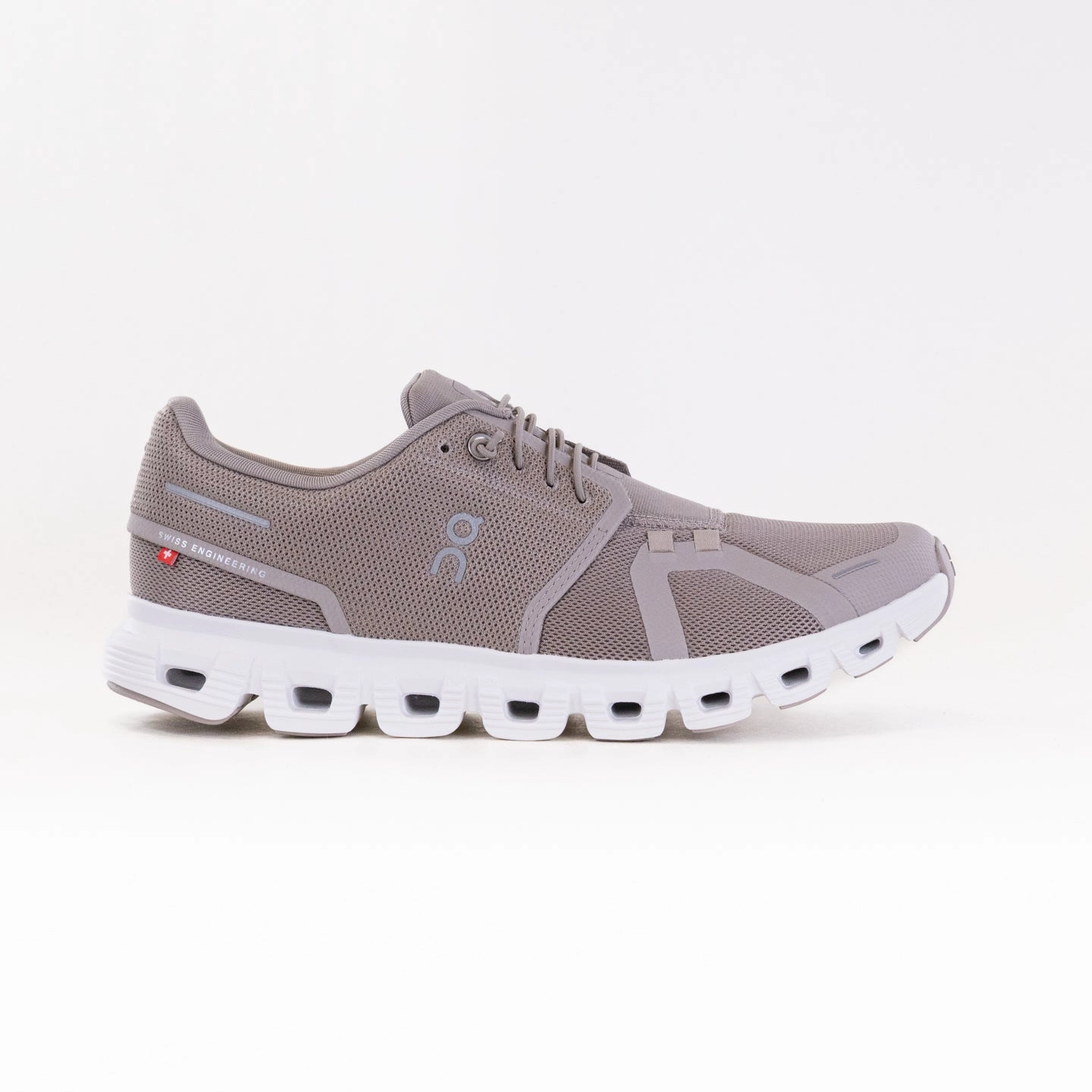 On Cloud 6 (Men's) - Fog/White road - ready Trail equipment