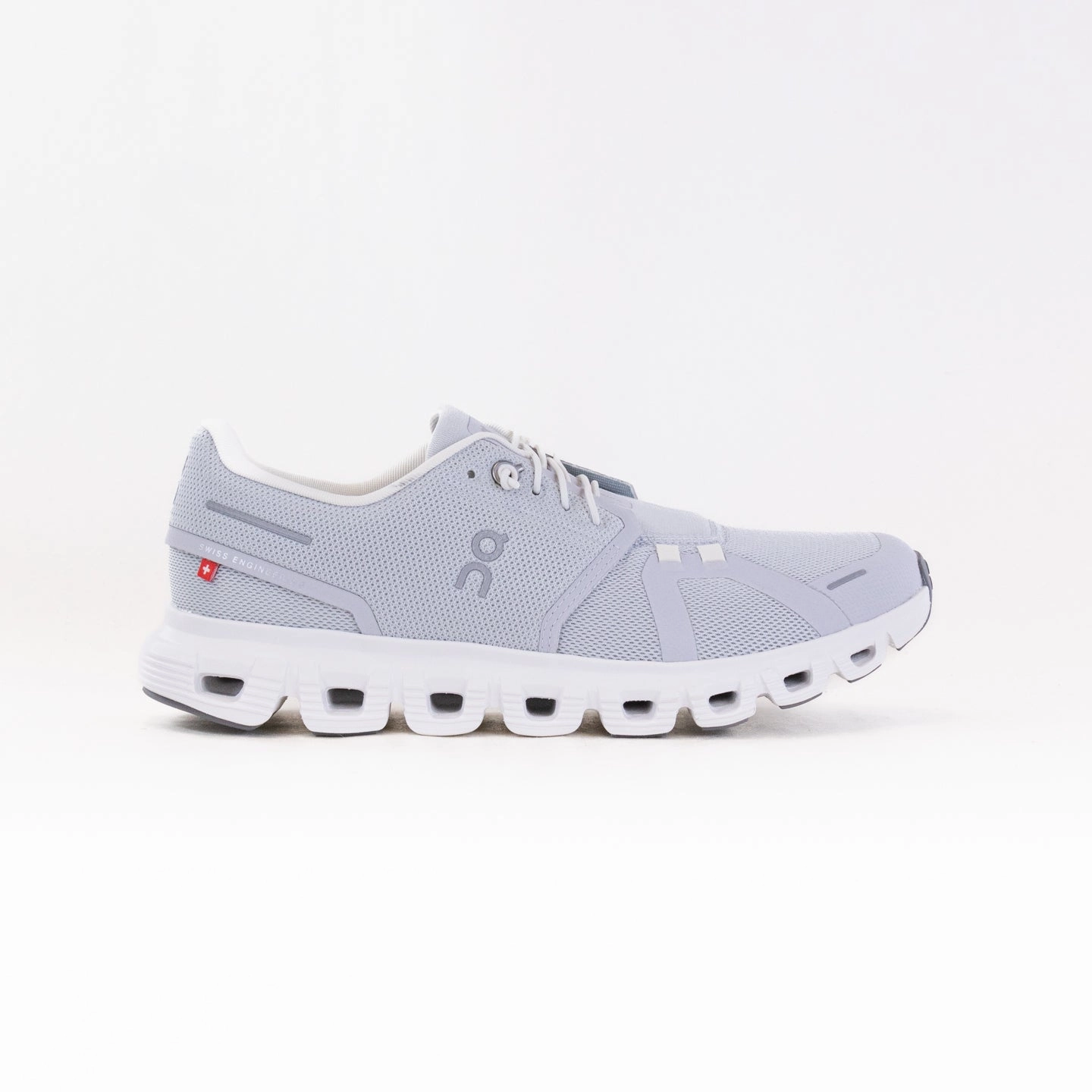 zero - drop shoes Neutral Stride Geometry On Cloud 6 (Men's) - Glacier/White