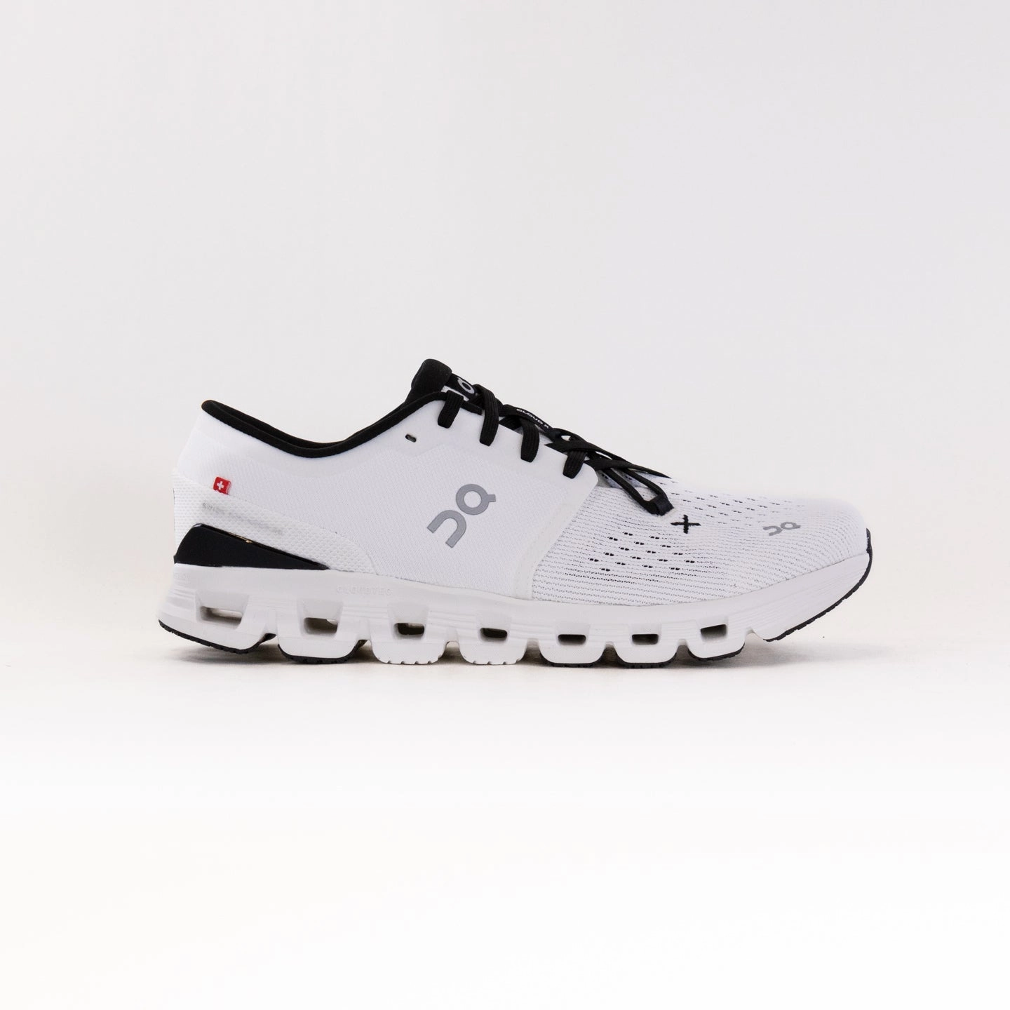 On Cloud X 4 (Men's) - Ivory/Black Unisex heavy - weight sole shoes