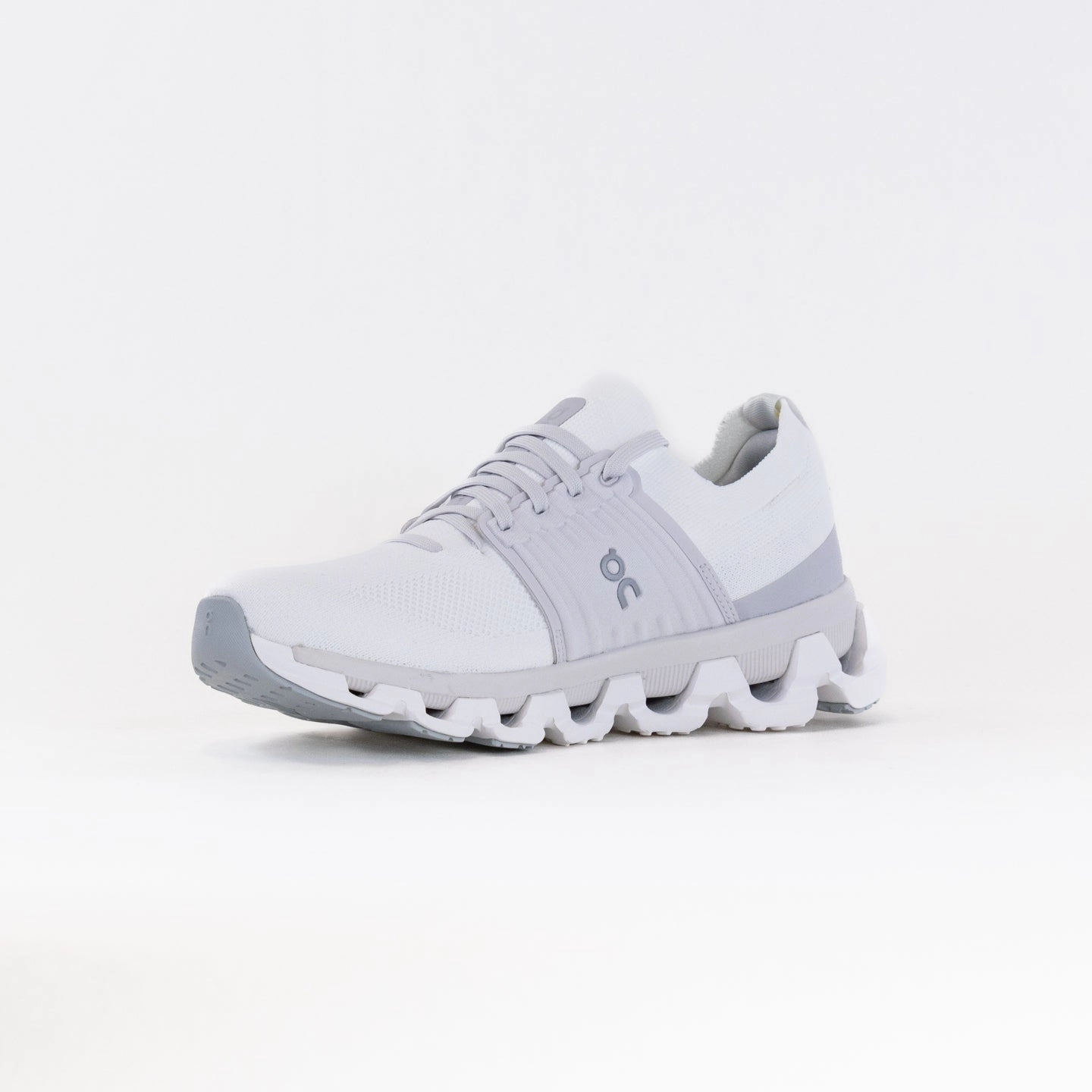 running with watch shoes On Cloudswift 3 (Women's) - White/Frost