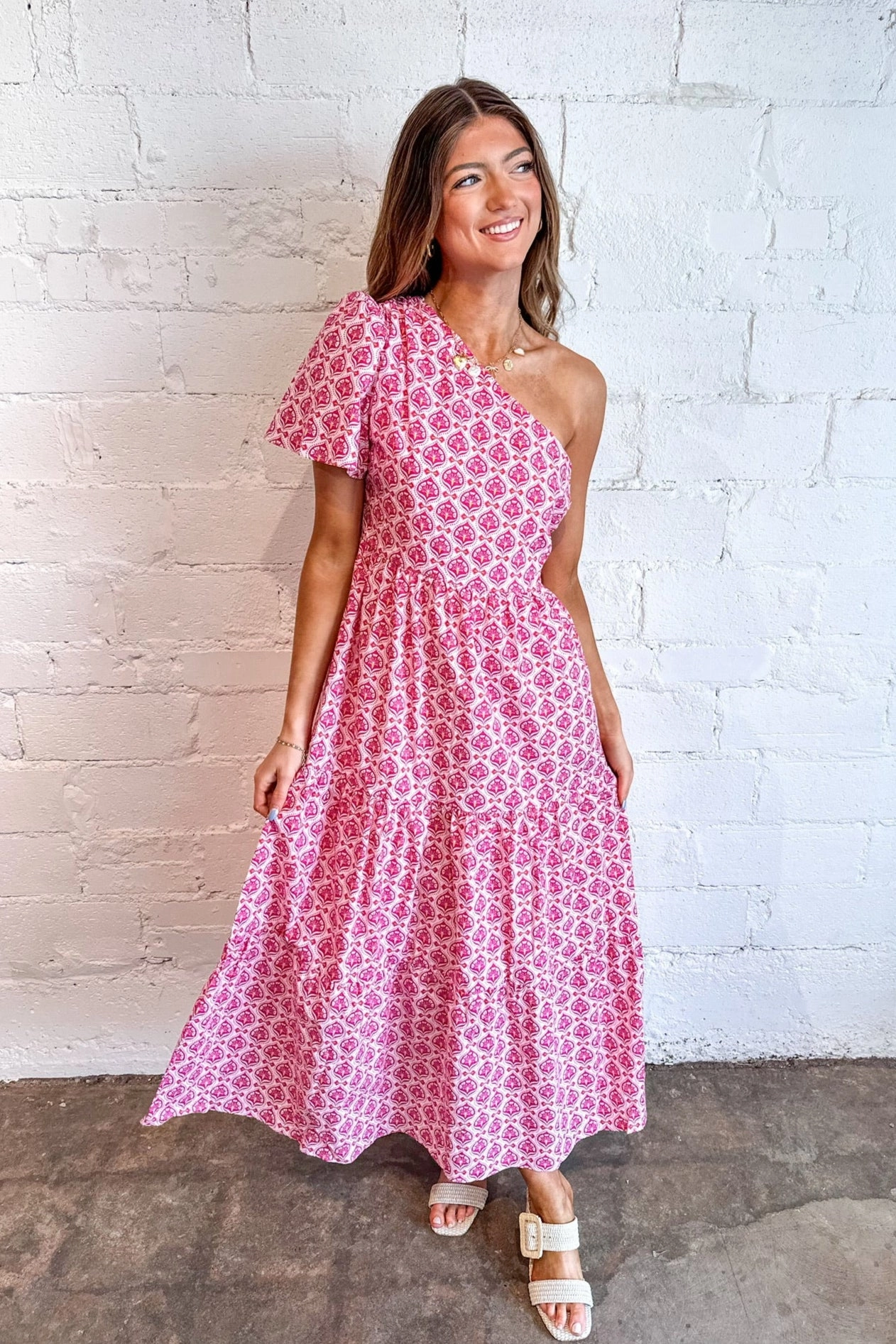 Year Round One Sided Love Maxi Dress