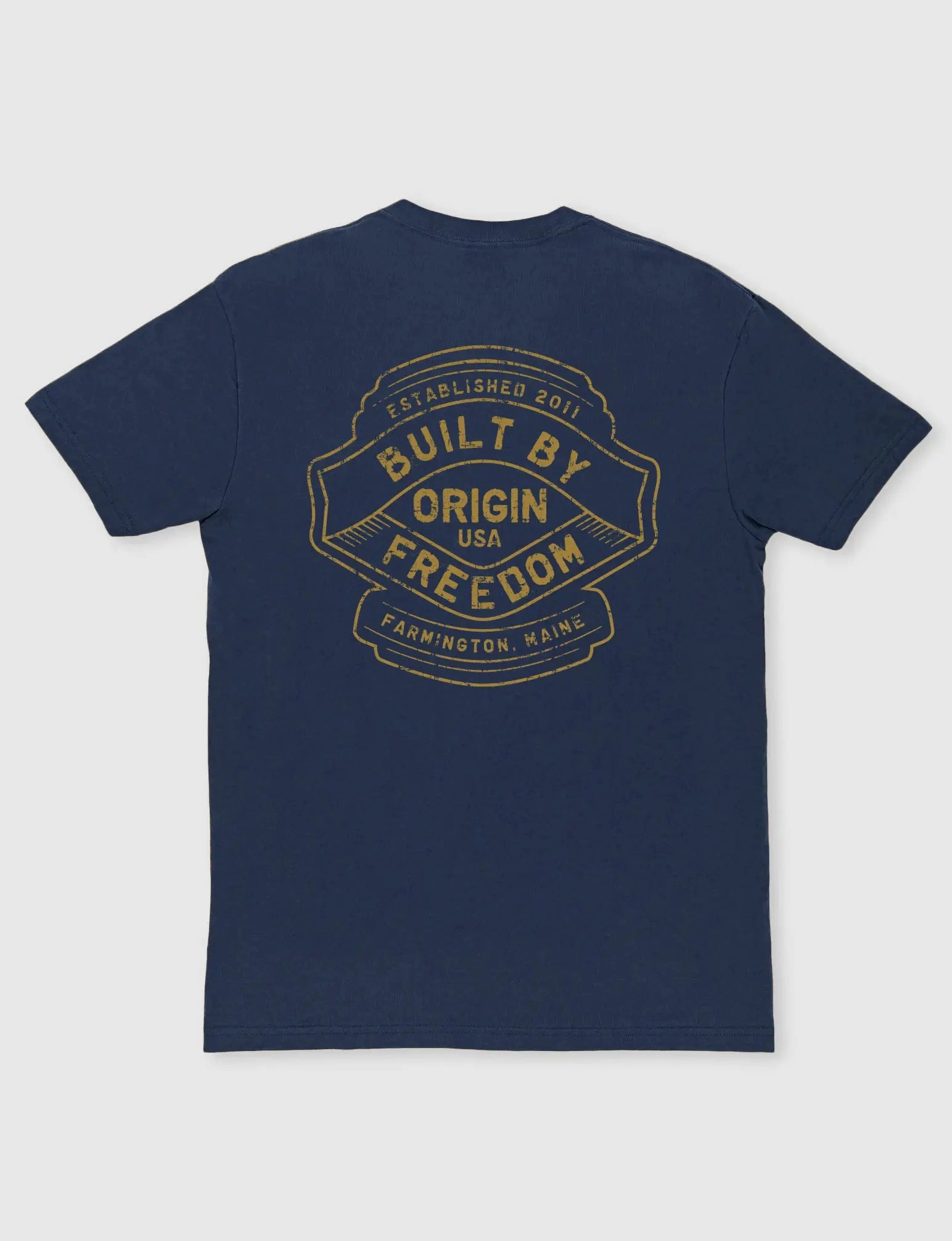 Stylish Wear ORIGIN? CORE T-SHIRT - BUILT BY FREEDOM SHIELD GRAPHIC