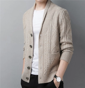 HighElasticity Fabric West Louis? Brand Winter Thick Warm Sweater