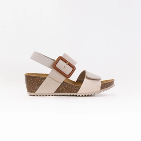 Comfy Open-toe Shoes Eric Michael Lake (Women's) - Marfil Nubuck
