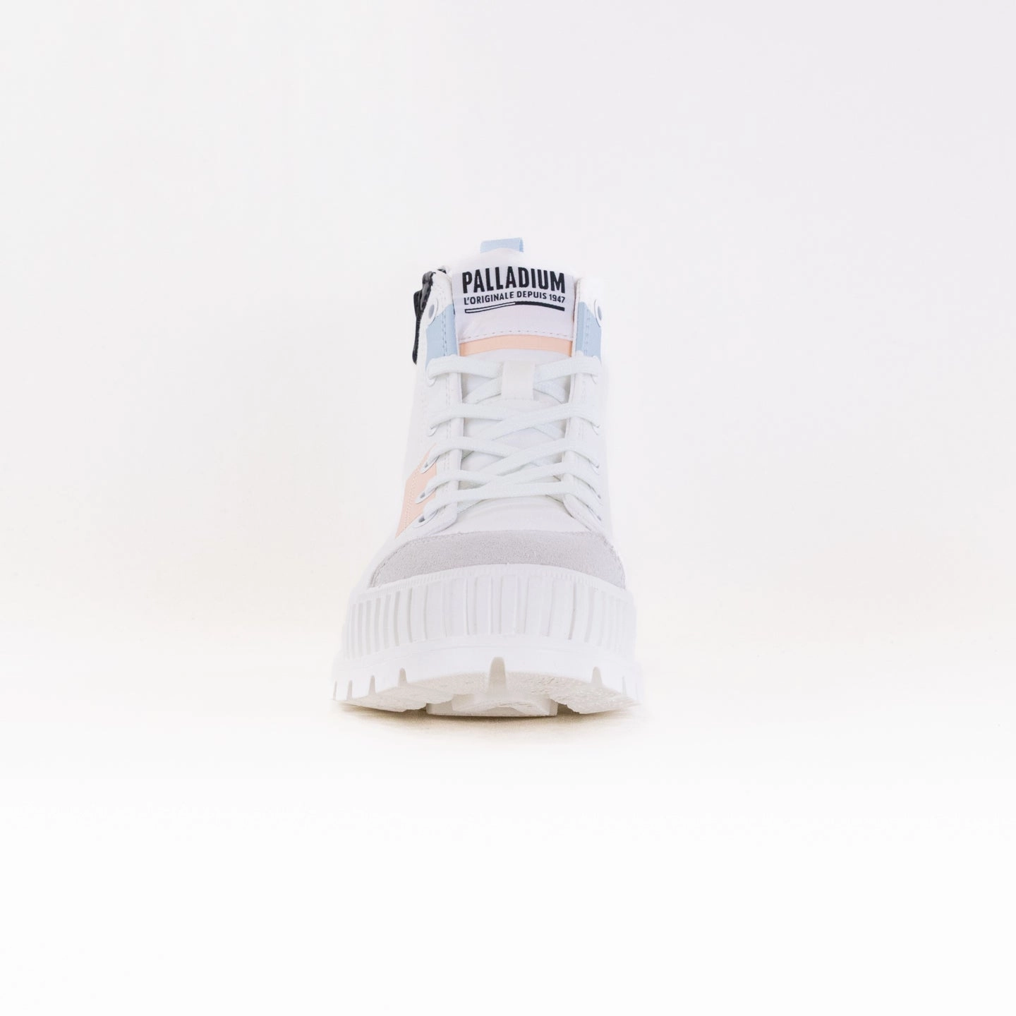 Palladium Pallashock Backzip 2 (Women's) - Star White Noise Reducing Heel