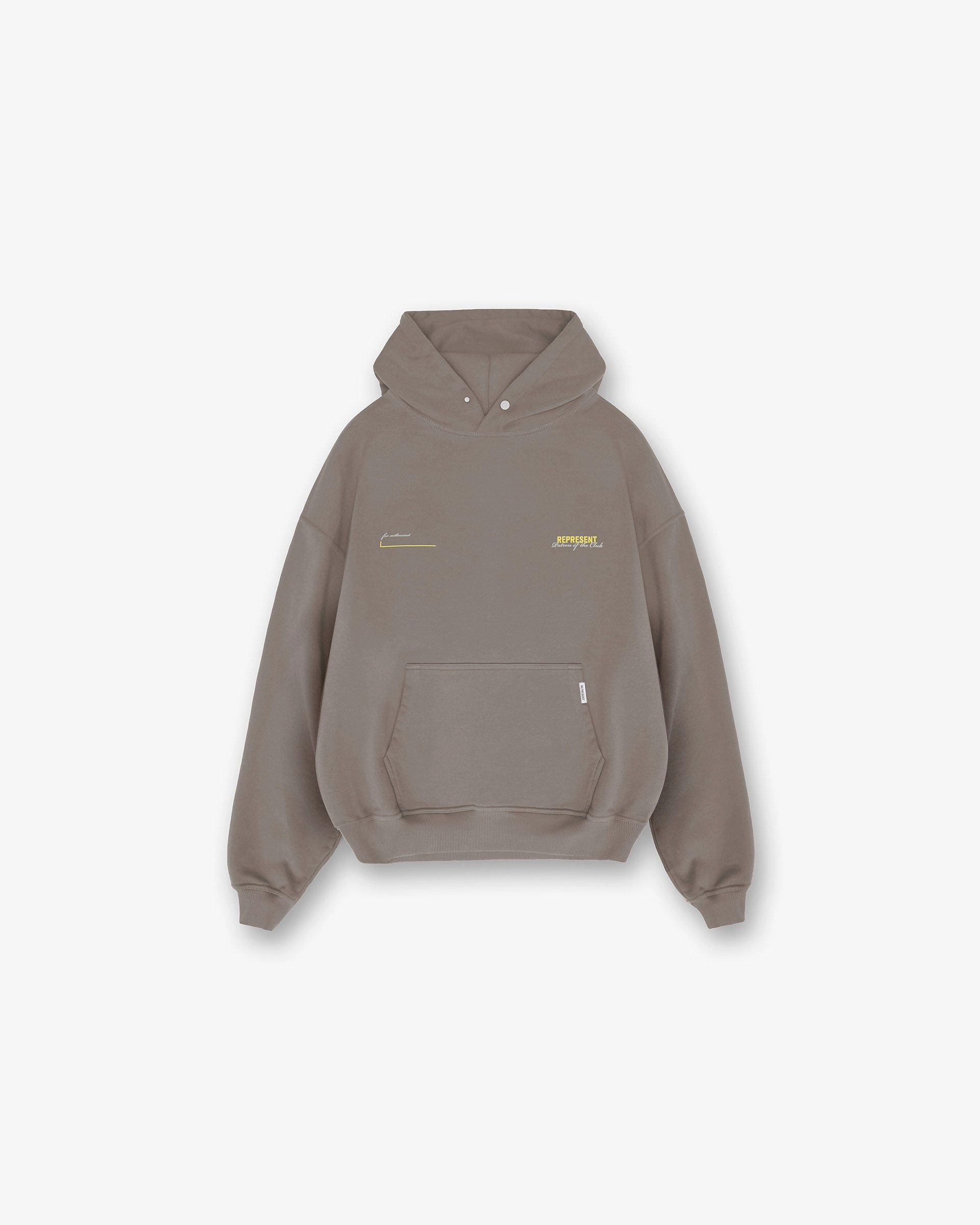 Oversized style Patron Of The Club Hoodie - Washed Olive