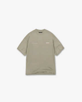 Patron Of The Club T-Shirt - Khaki Pink Comfy Base