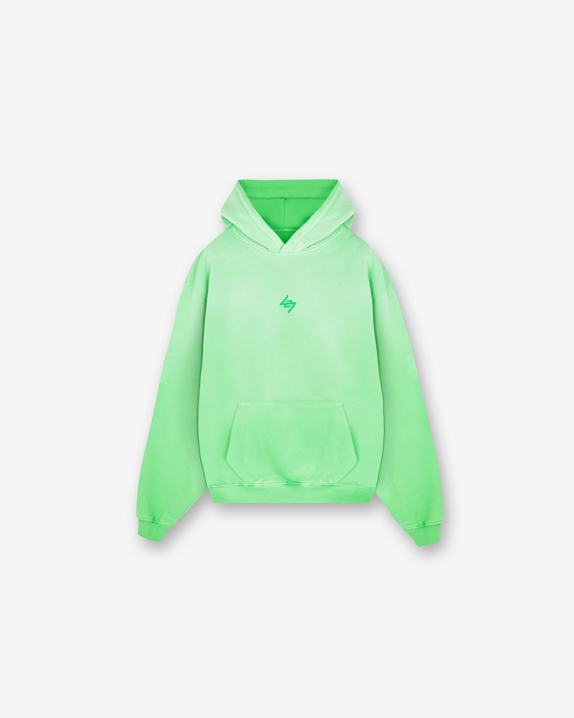 Lace trim College Outfit 247 Motion Oversized Hoodie  - Speed Green