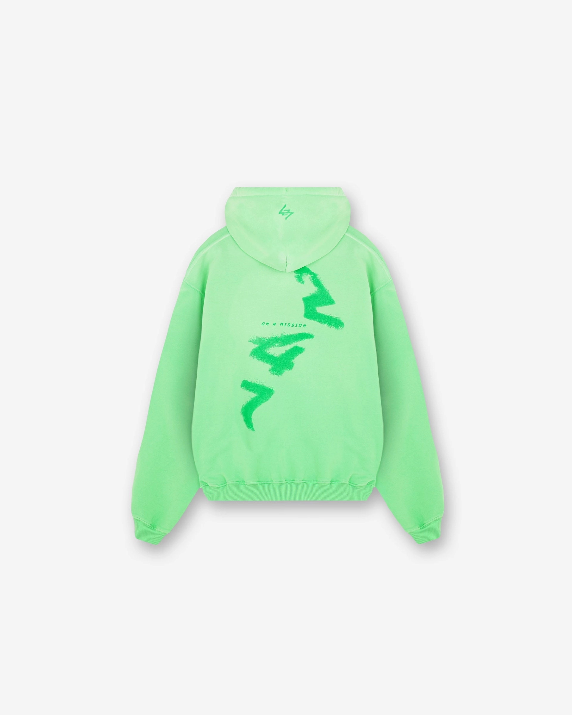 247 Motion Oversized Hoodie  - Speed Green Beach Walk