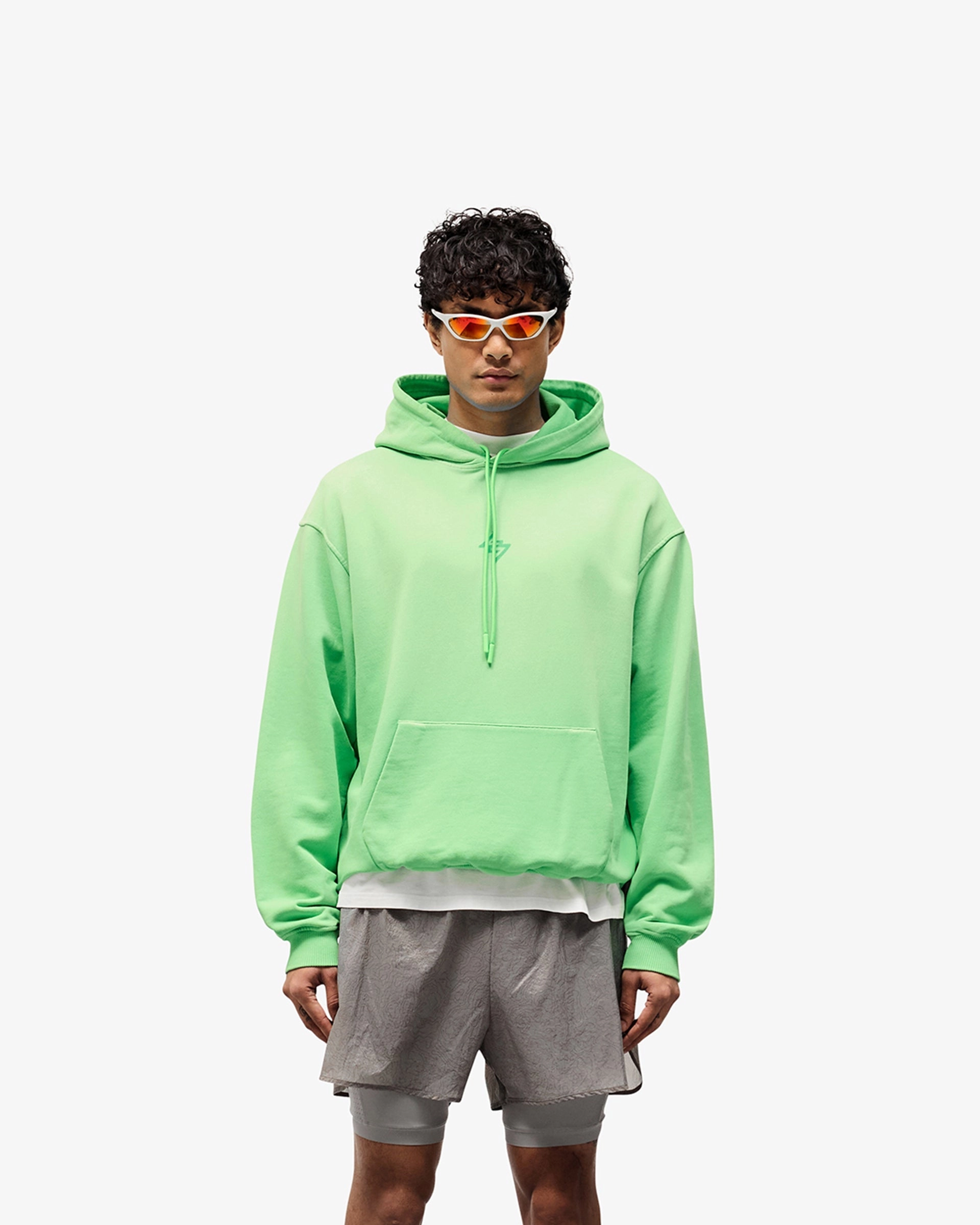 Frog like 247 Motion Oversized Hoodie  - Speed Green