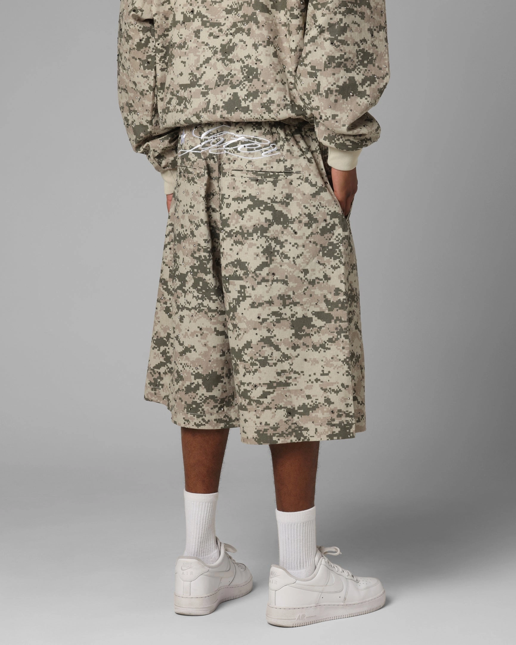 Loiter Hail Storm Shorts Digi Camo Cozy Lining Comfy Wardrobe