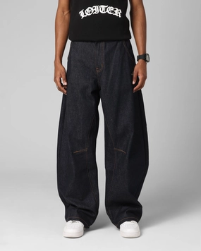 Low Rise Fit Loiter F-16 Balloon Jeans Indigo