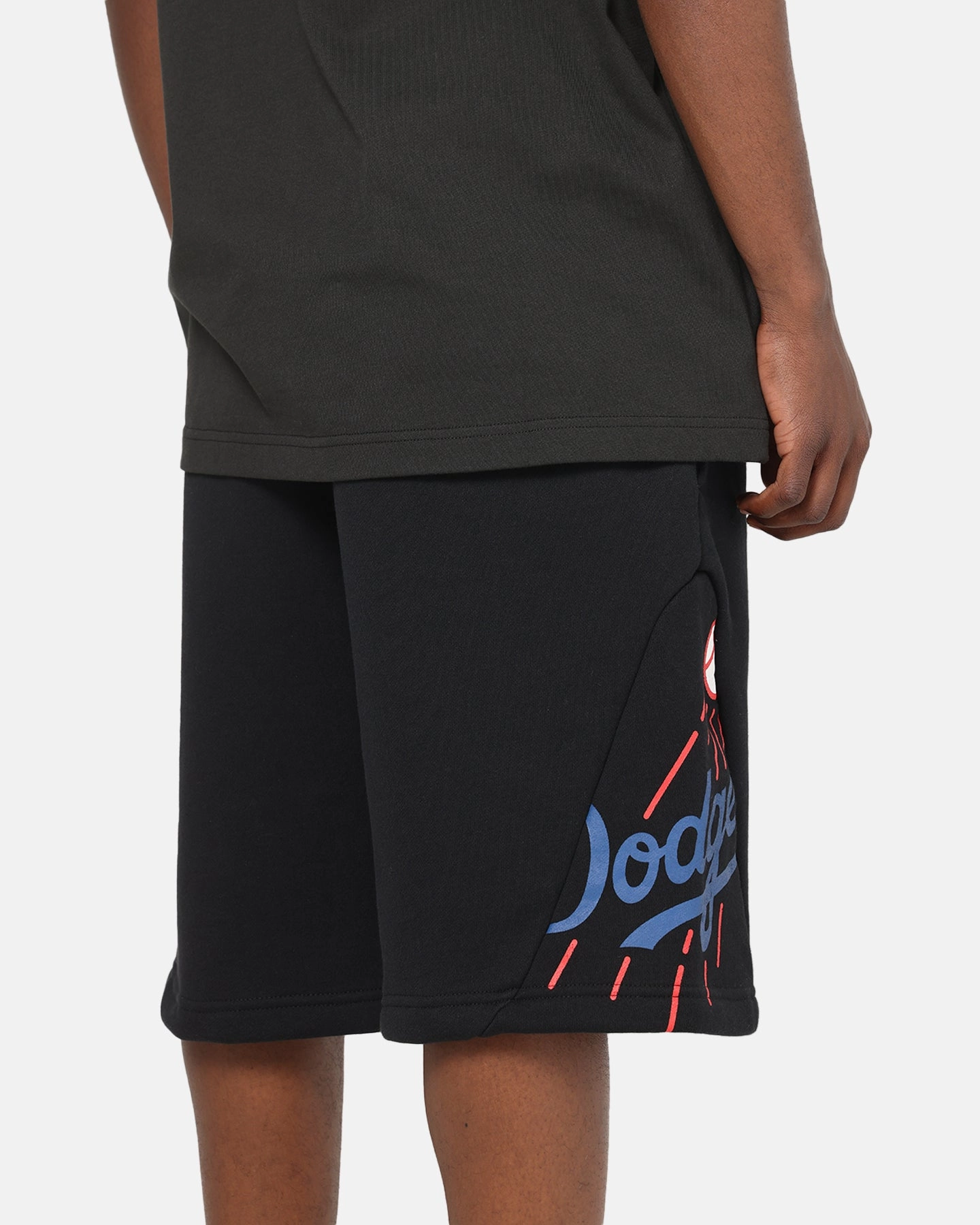 Comfortable Layers Sweat Wicking Liner Mitchell & Ness Los Angeles Dodgers C&S Shorts Faded Black