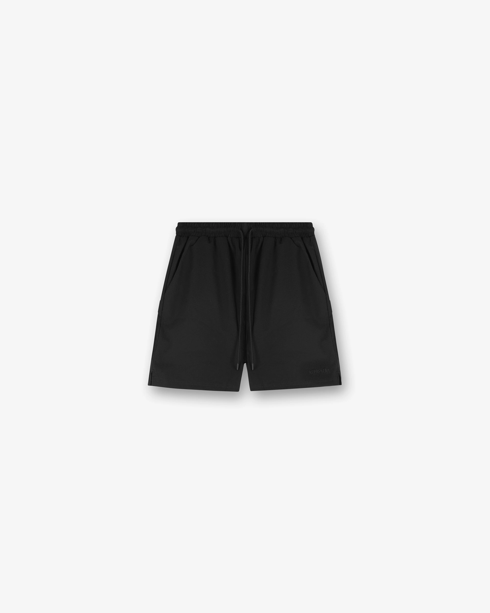 skateboarding gear Core Stretch Seersucker Smart Swim Short - Black