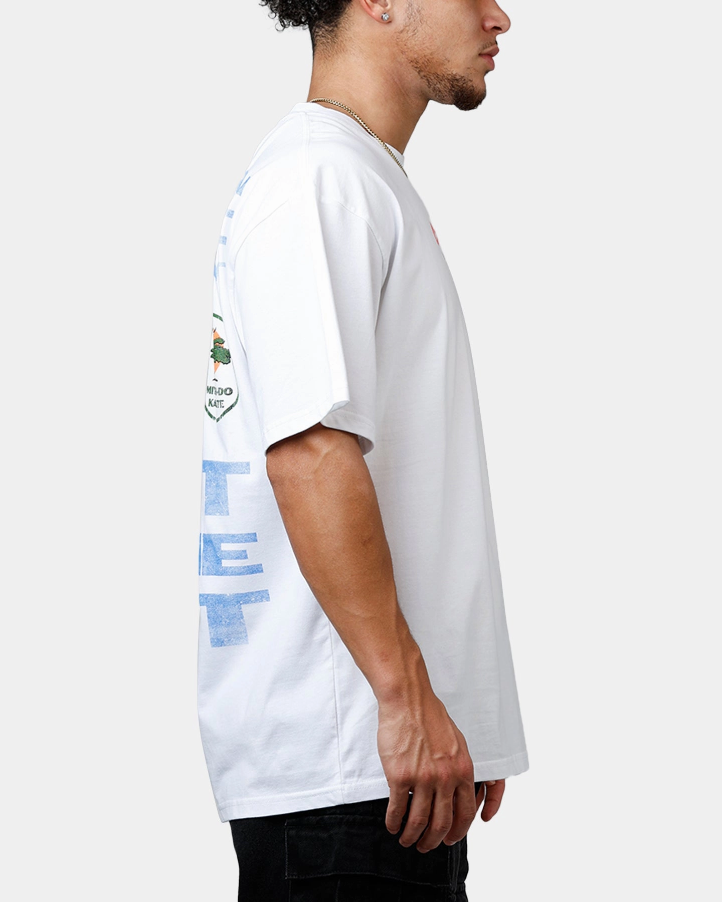 VNeckline MidweightJersey Philcos X Cobra Kai Sekai Taikai T-Shirt White