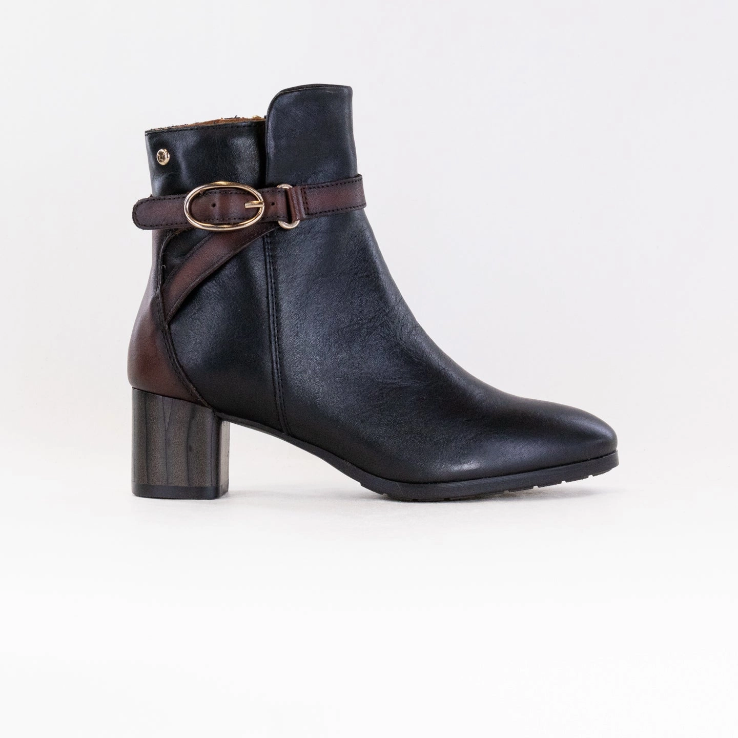 Metallic Edge Pikolinos Calafat Bootie (Women's) - Black