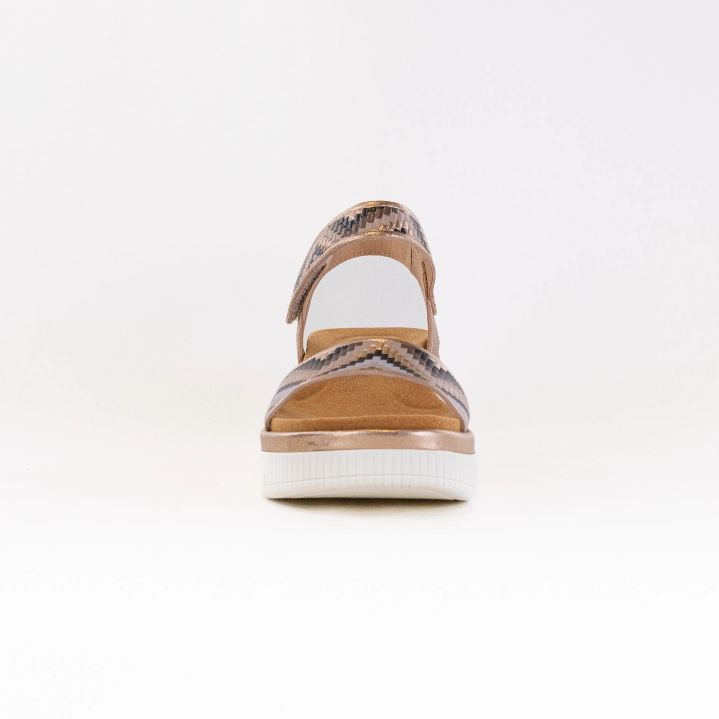 Fresh Look Pikolinos Gomera Pattern Wedge Sandal (Women's) - Champagne