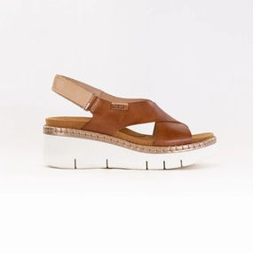 Pikolinos Gomera Wedge Sandal (Women's) - Brandy Thin strap All Day Comfort