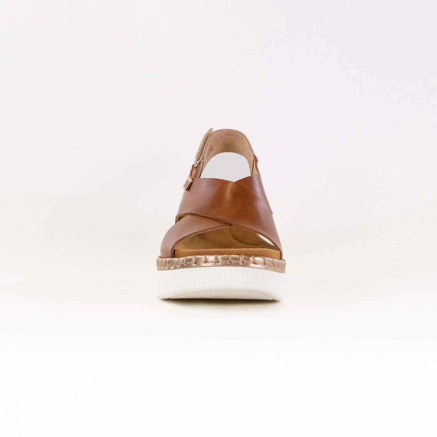 Beach Fun Pikolinos Gomera Wedge Sandal (Women's) - Brandy