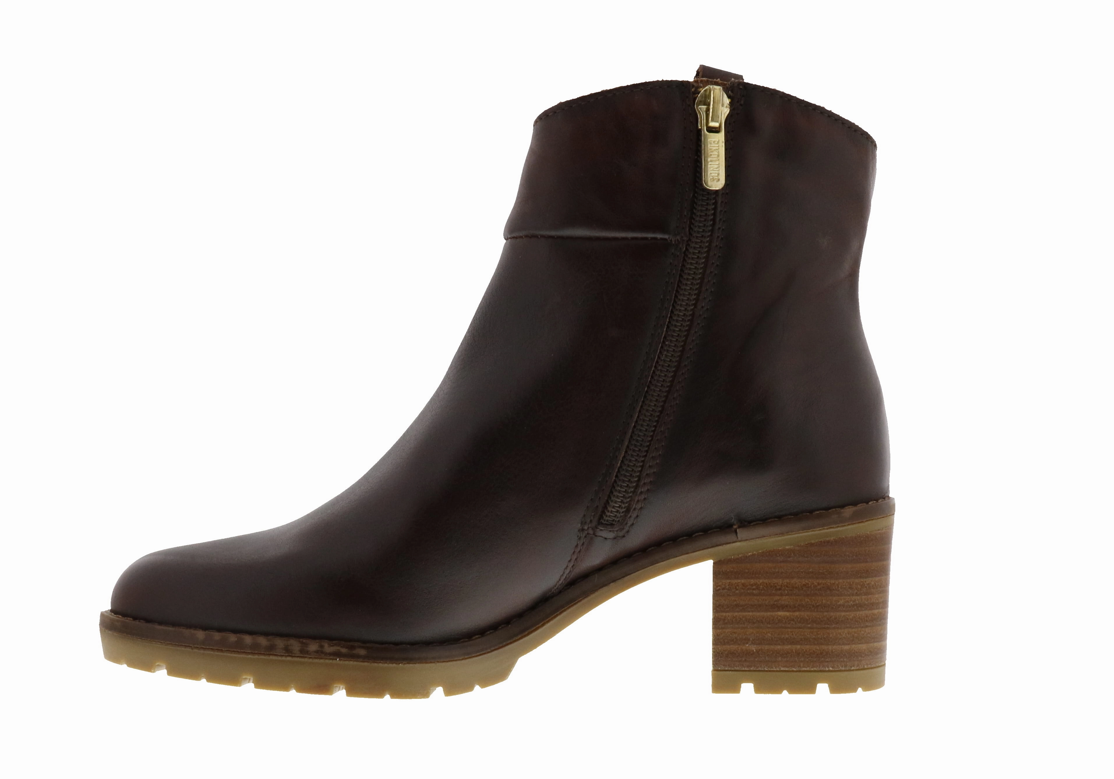 Pikolinos Llanes leather ankle boots (Women's) - Caoba Tough Grip Easy to Wear