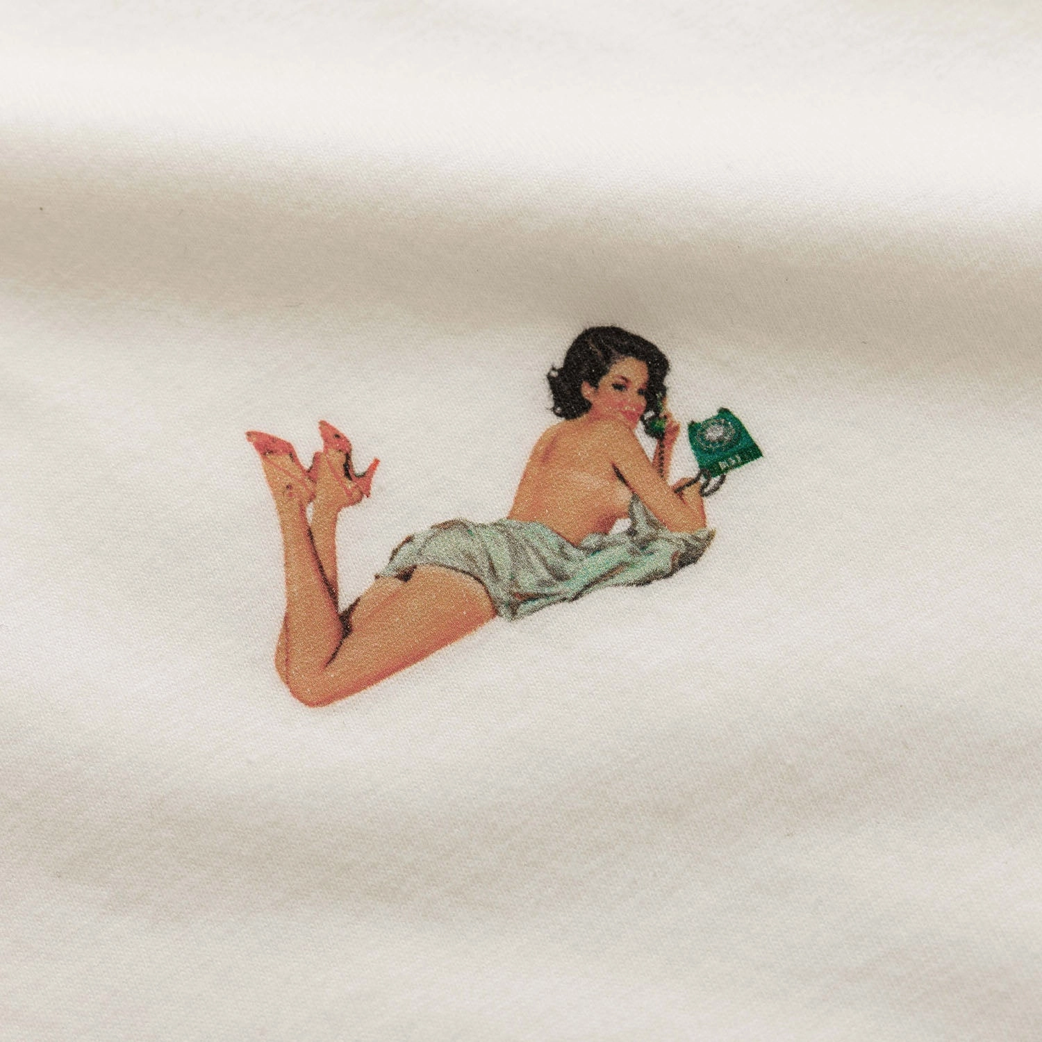 Elderly clothing Pin Up III Vintage White T-Shirt