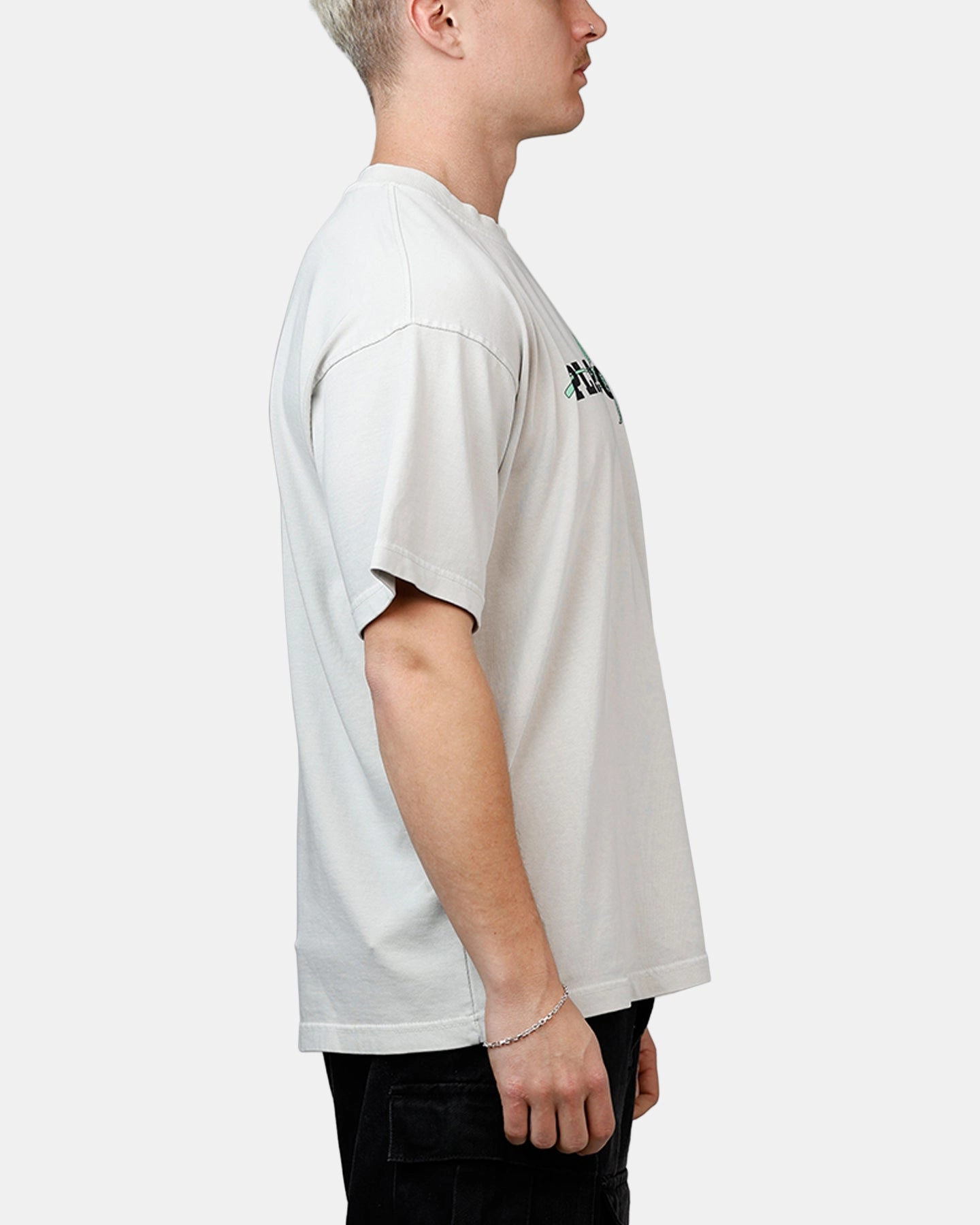 Playboy Rose Boxy T-Shirt Lunar Rock SlimFitAdaptation