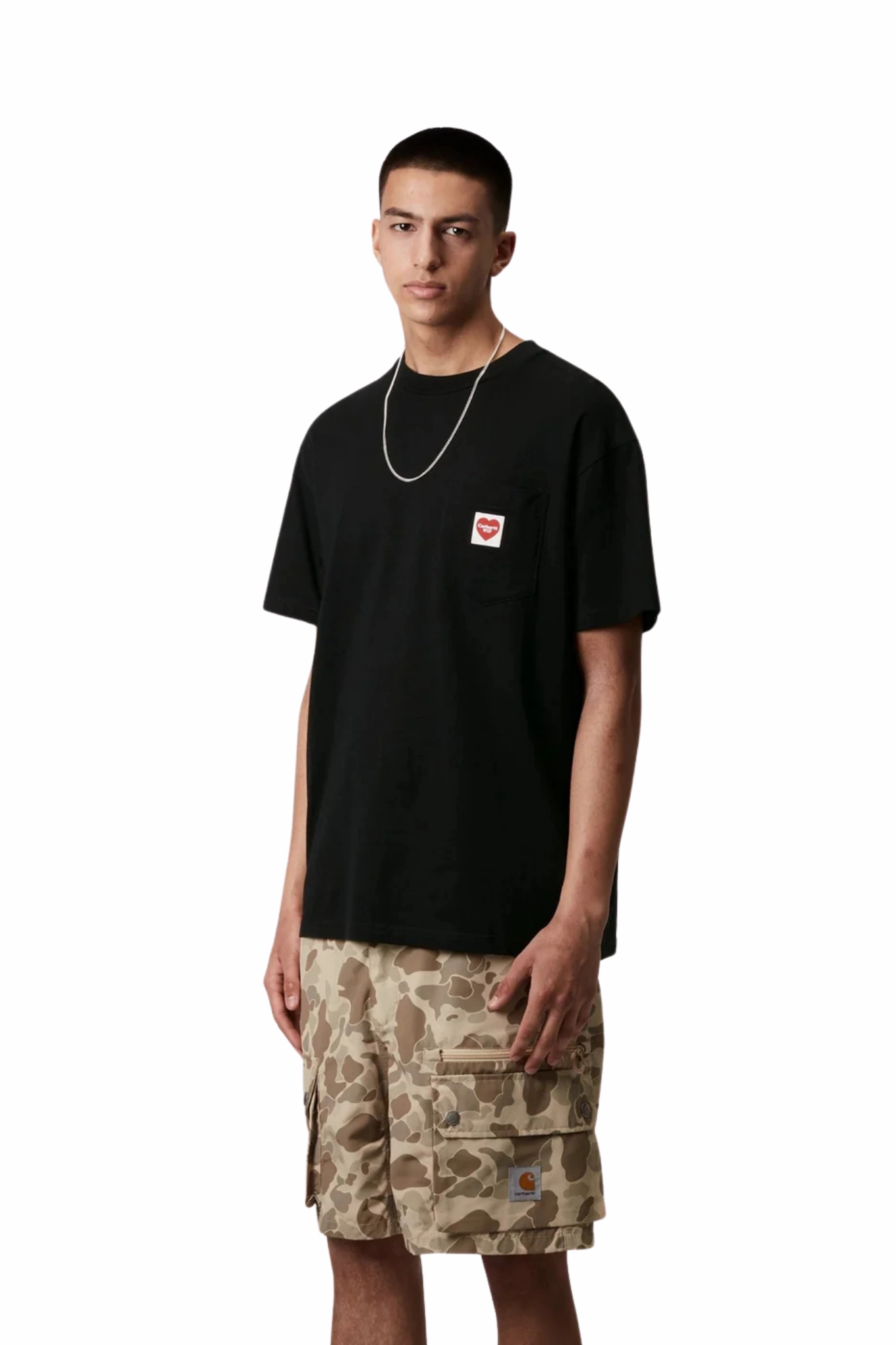 Comfy Appearance Pocket Heart T-Shirt