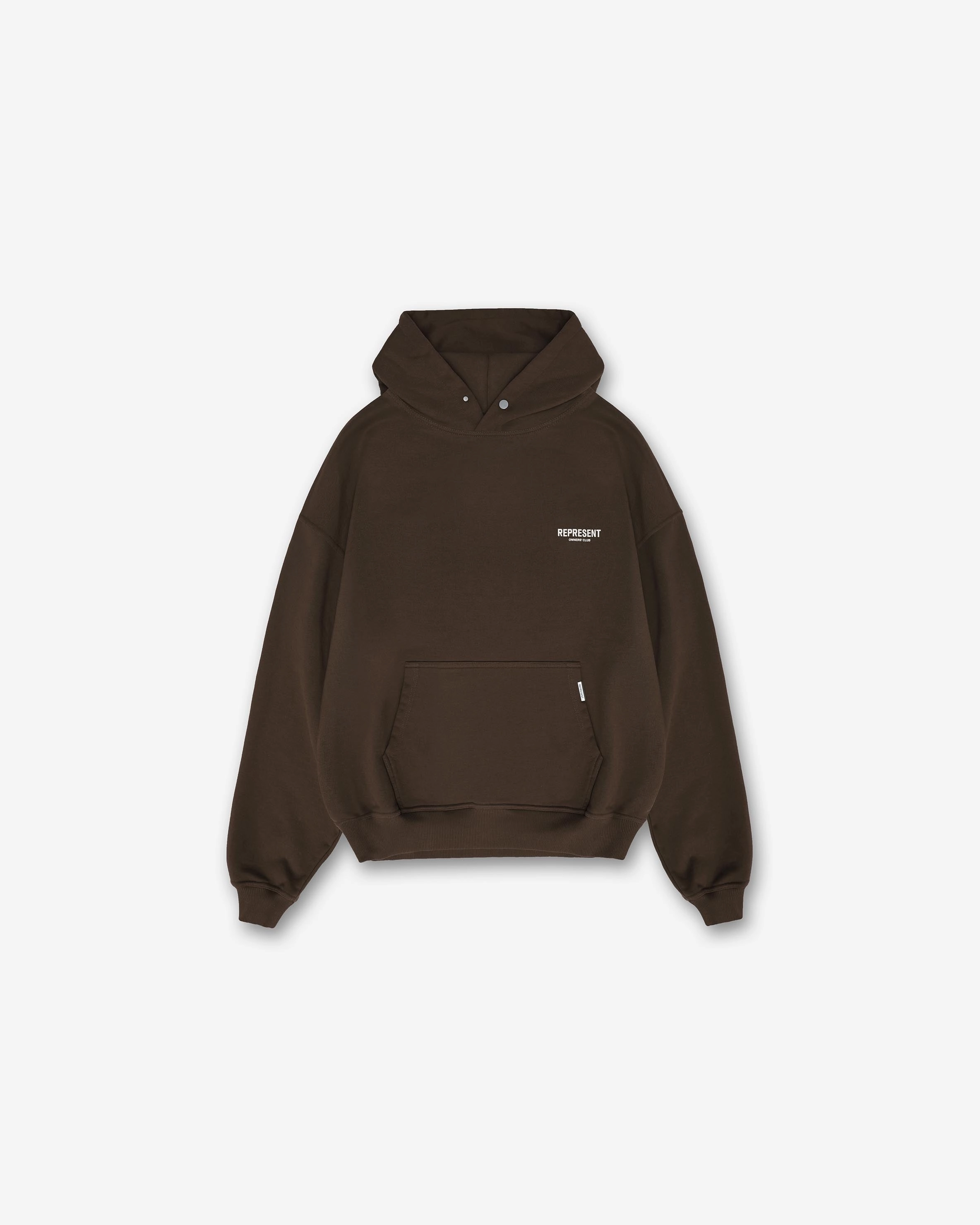 Represent Owners Club Hoodie - Brown Sleek Waistband