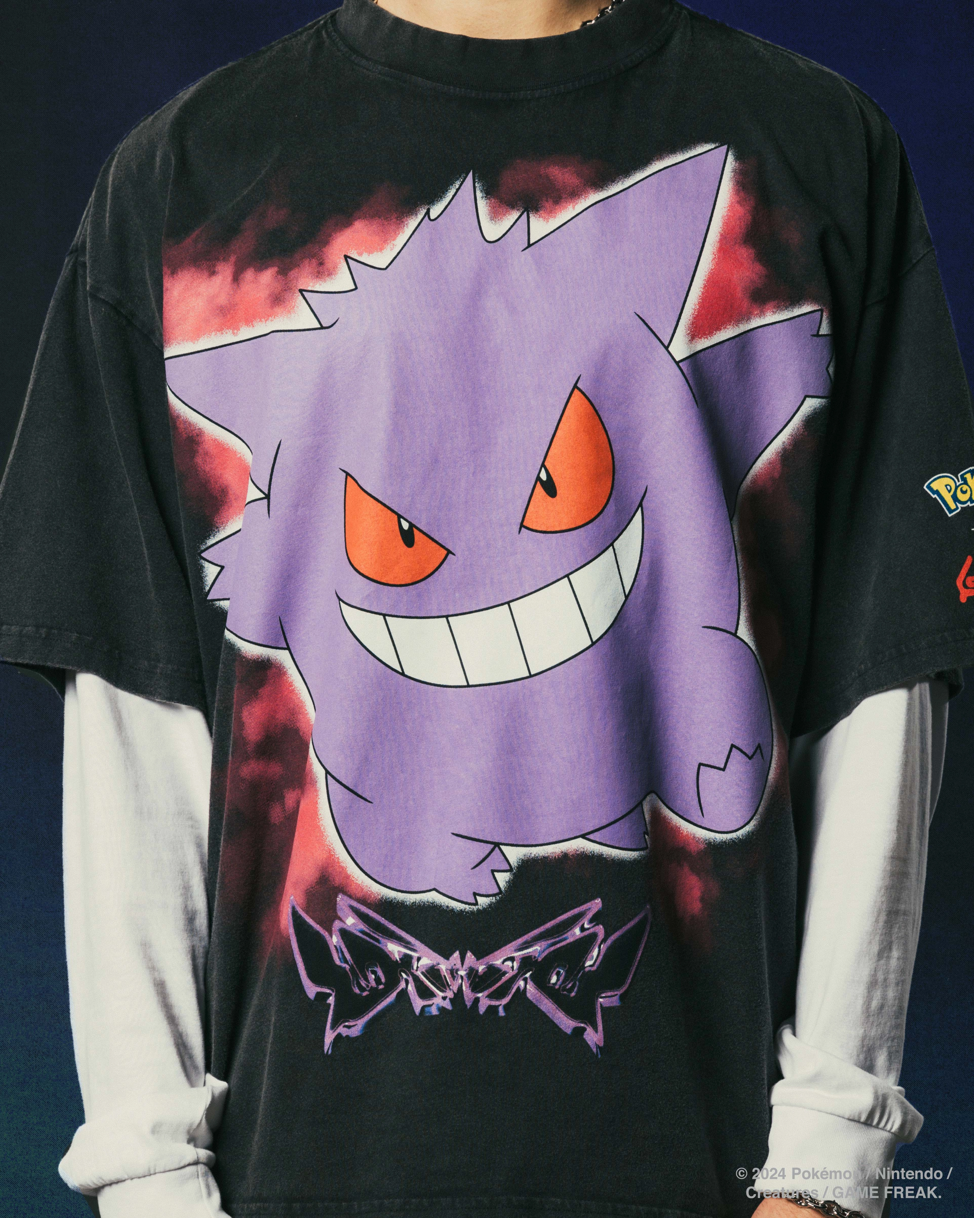 Pok??mon By Loiter Gengar Premium T-Shirt Black Butter Soft Handfeel Soft Hoodie