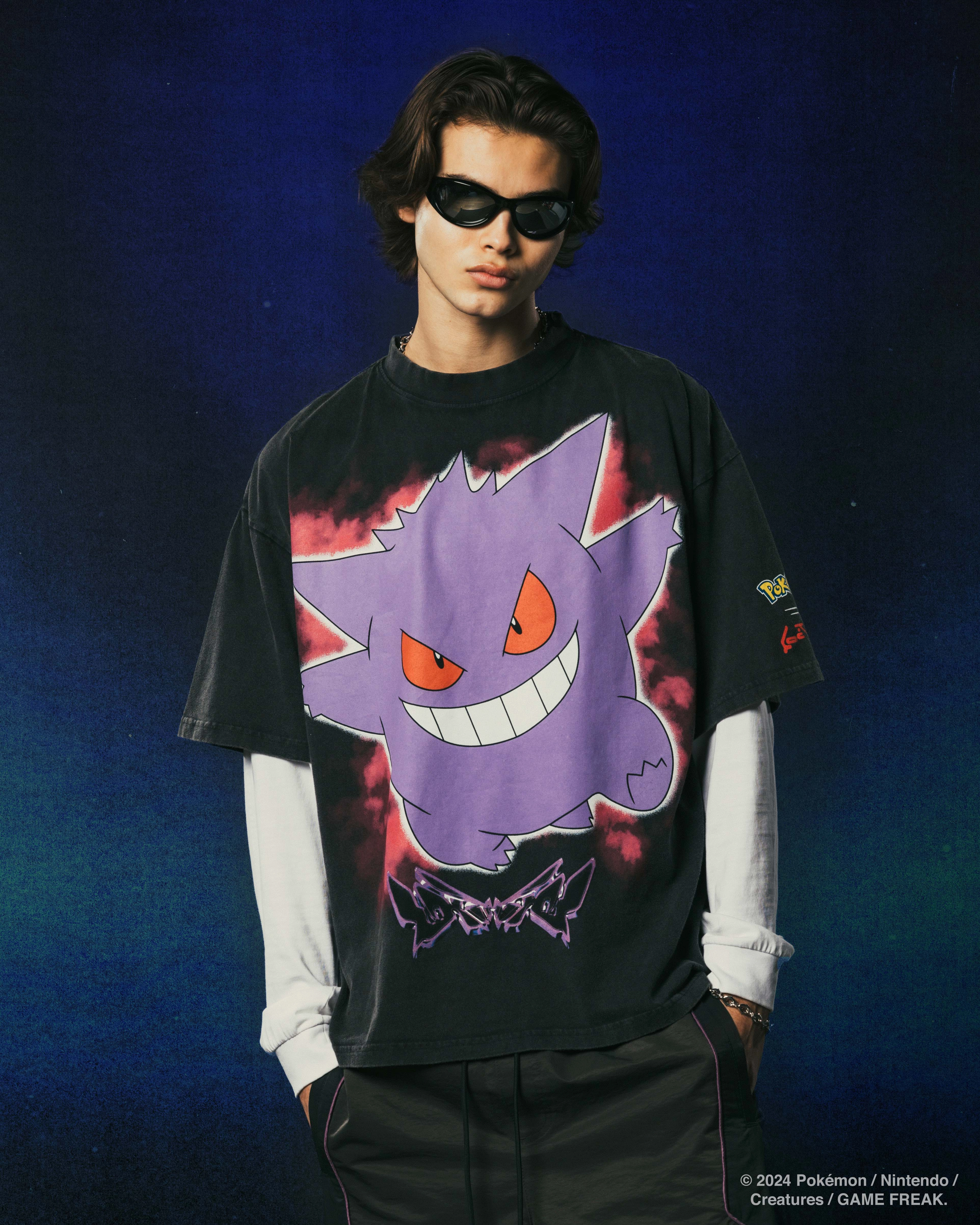 Pok??mon By Loiter Gengar Premium T-Shirt Black Airflow Ventilation