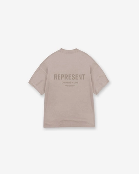 Represent Owners Club T-Shirt - Mushroom Effortless Comfort Wear