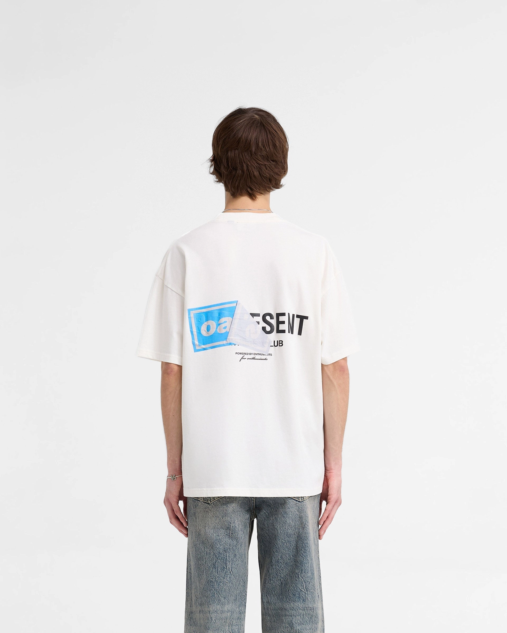 Represent X Oasis Owners Club T-Shirt - Flat White Light and Cozy QuickDry
