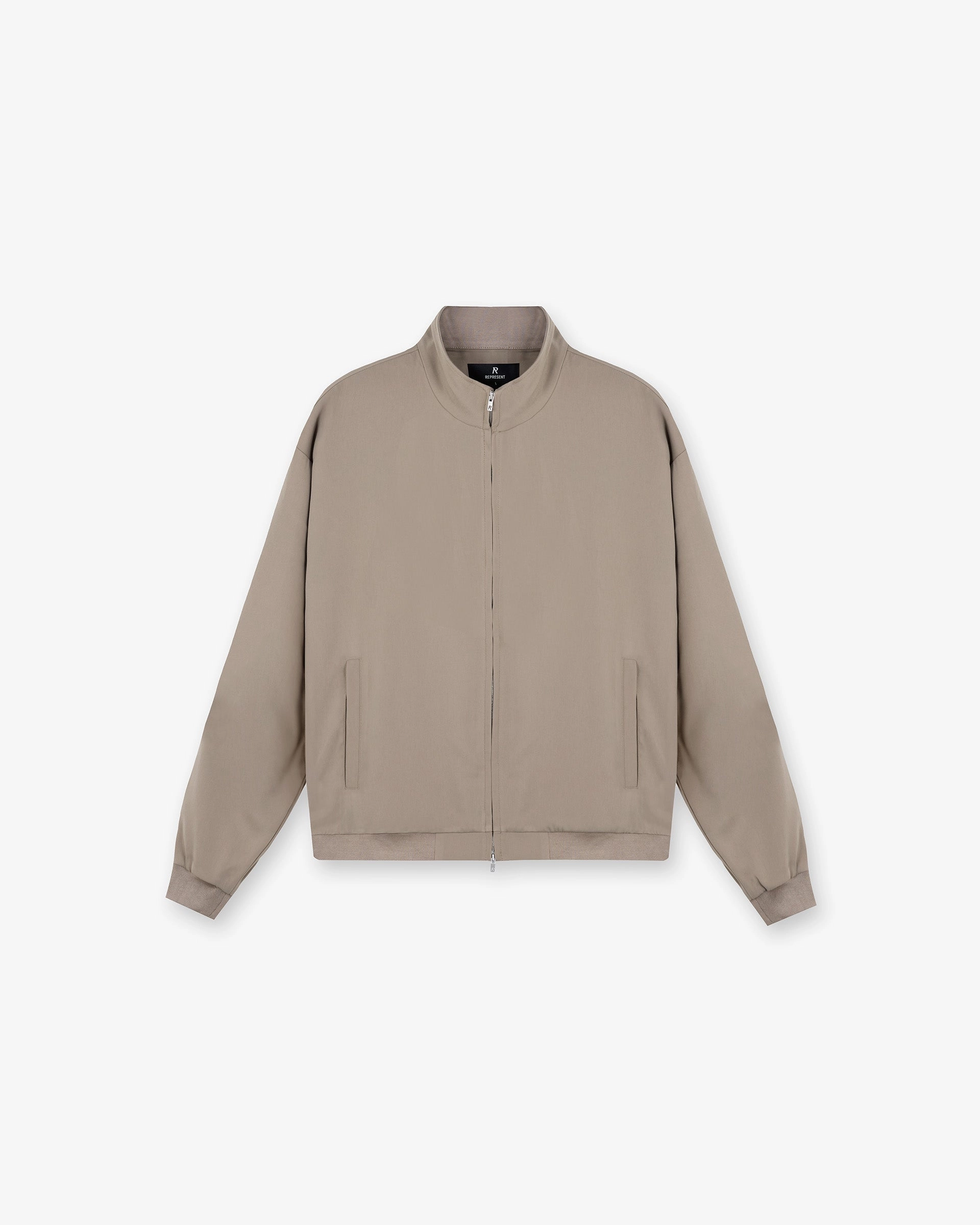 Initial Track Jacket - Dune Quick Dry Material