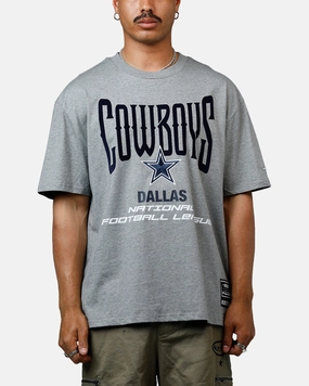 Pro Standard Dallas Cowboys City Tour 2.0 T-Shirt Grey AntiPilling Finish FlexibleCollar