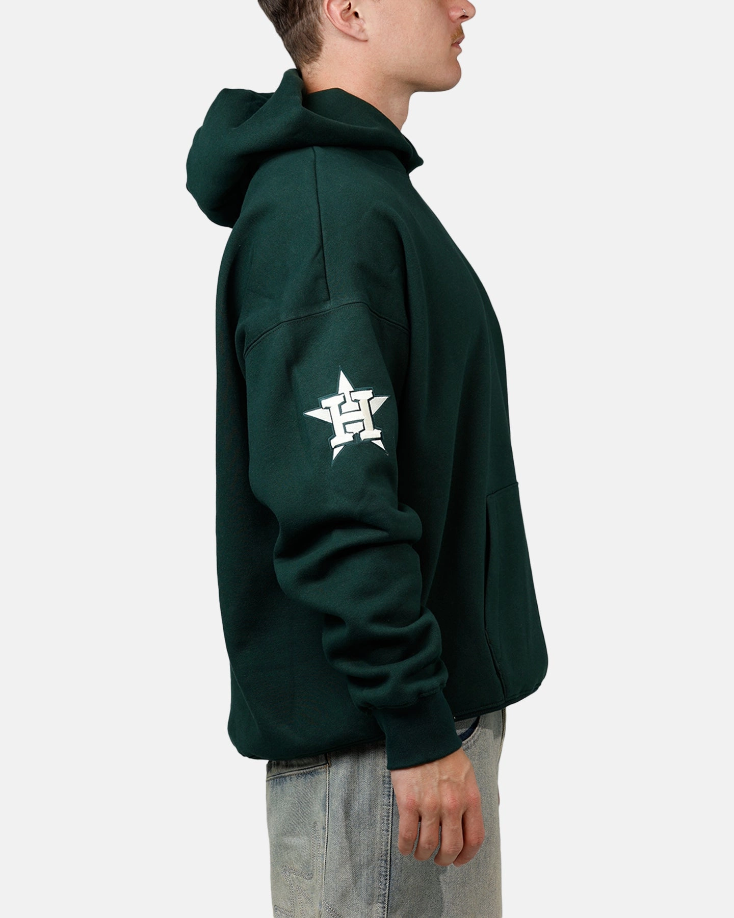 Pro Standard Houston Astros Tapestry 2.0 Hoodie Dark Green AntiStatic Coating