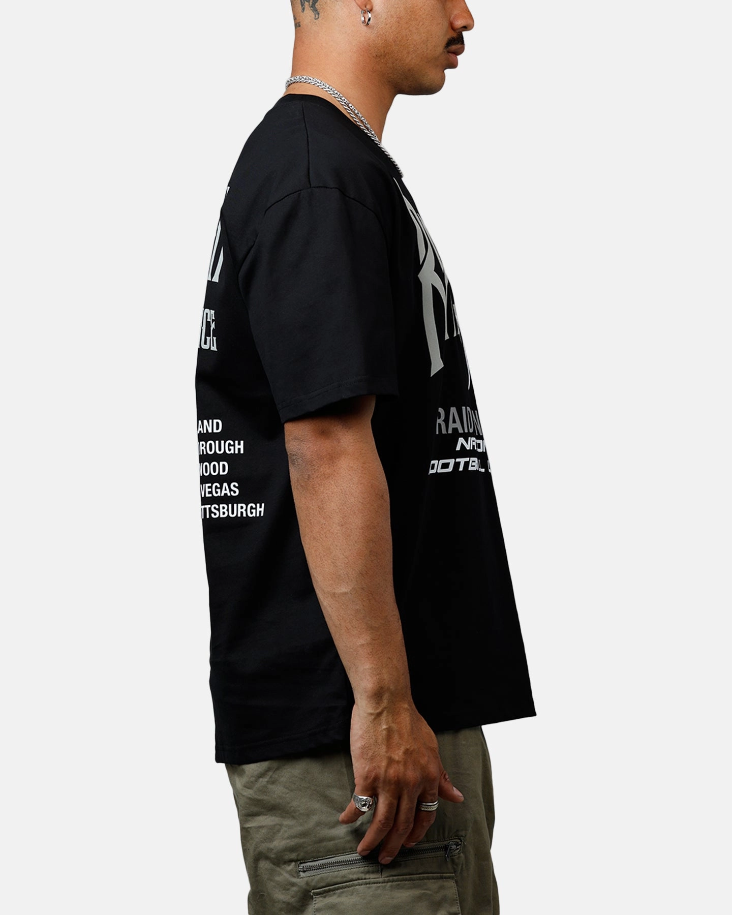 Pro Standard Las Vegas Raiders City Tour 2.0 T-Shirt Black Fashionable Style Everyday Jacket