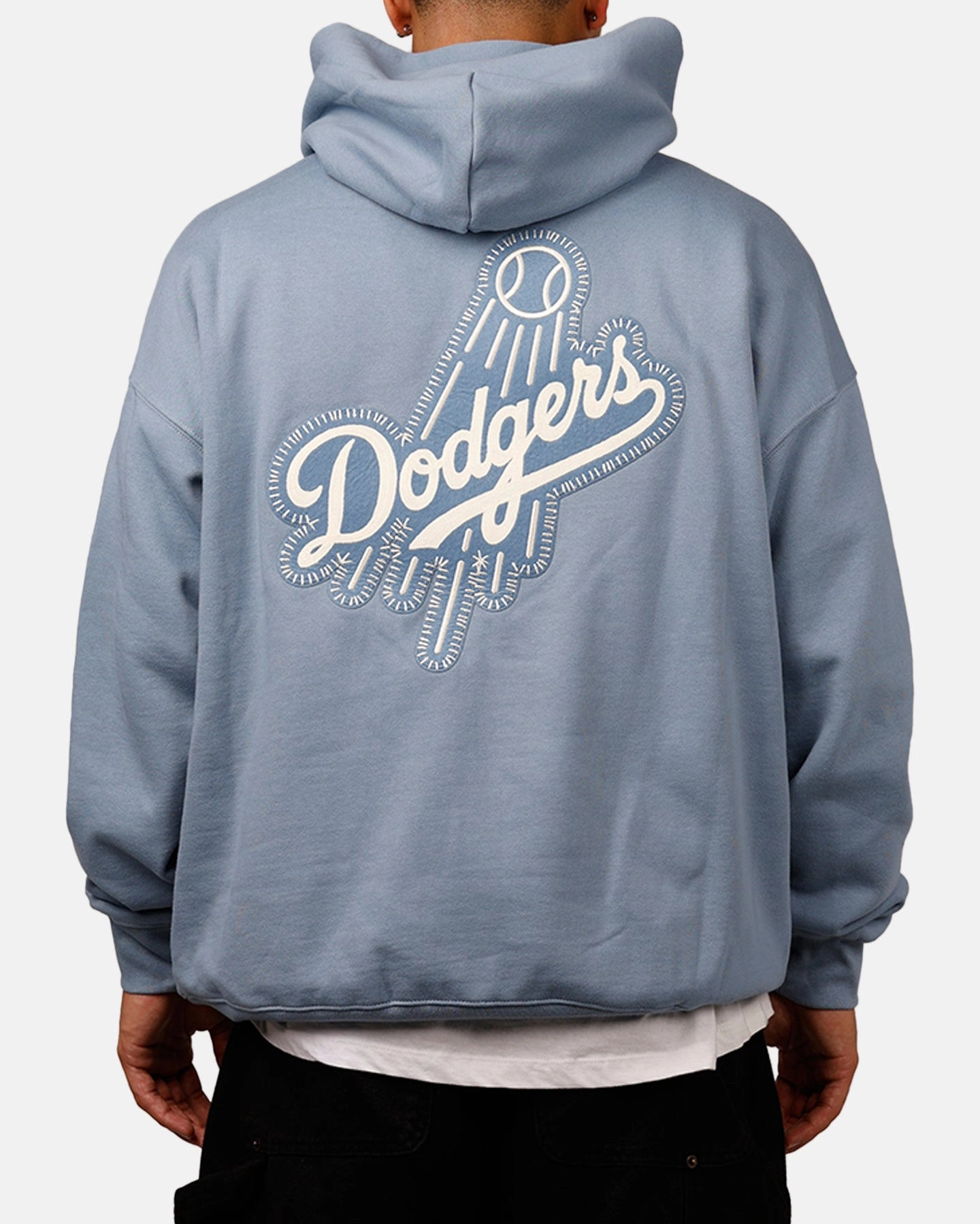 Pro Standard Los Angeles Dodgers 'Dodgers Tapestry' Hoodie Blue Comfortable Cut
