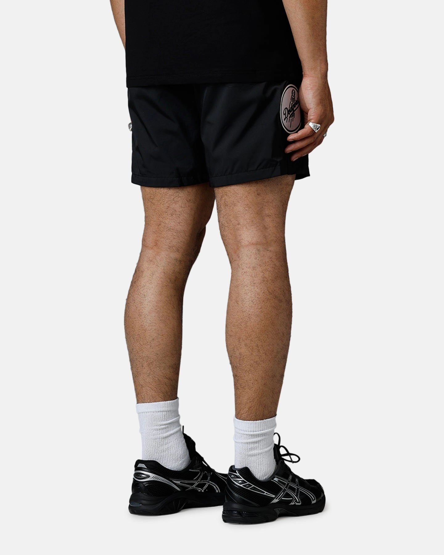 Pro Standard Los Angeles Dodgers Chenille Shorts Black Flattering Design Flattering Cut