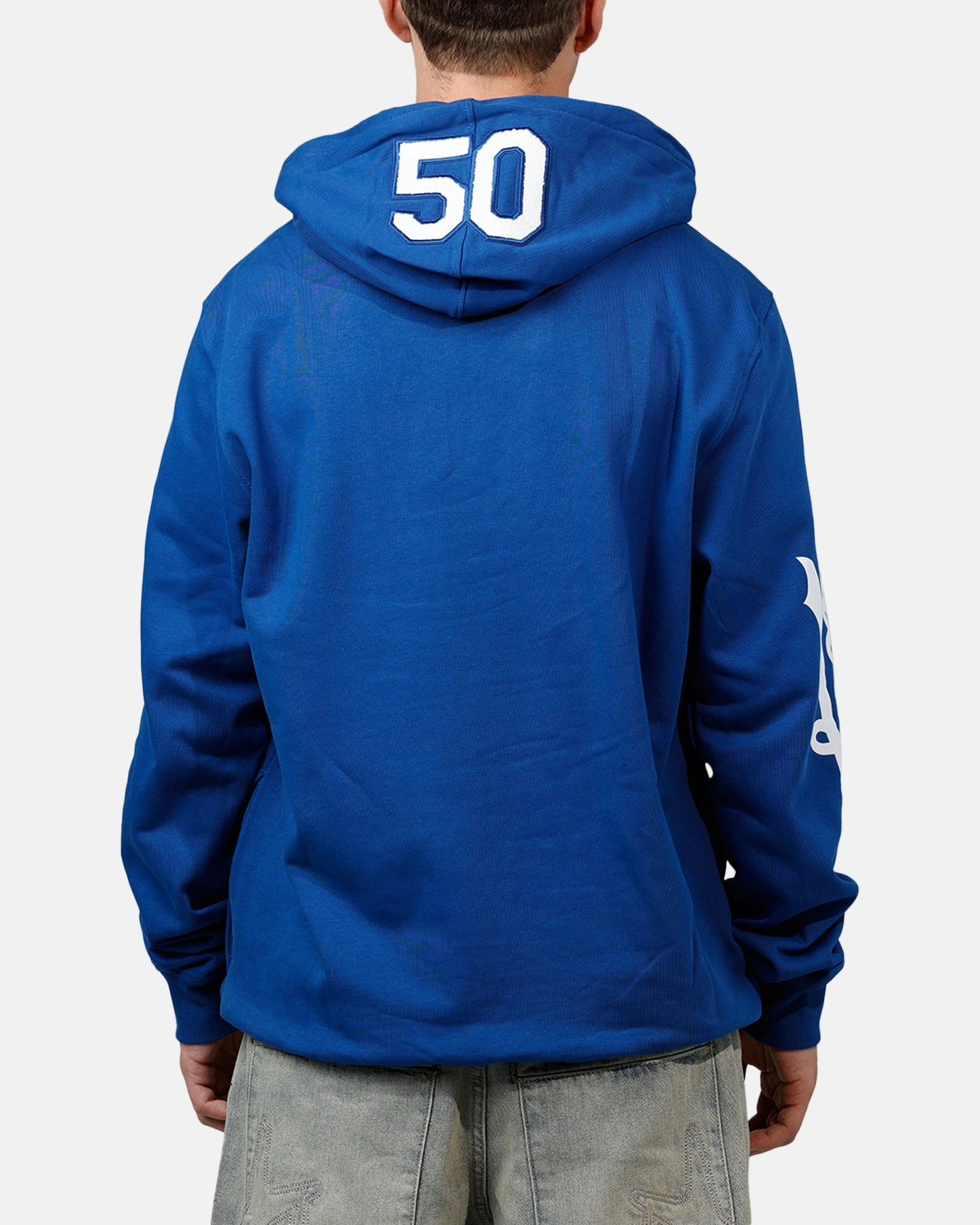 Breathable mesh lining Pro Standard Los Angeles Dodgers Mookie Betts Avatar Hoodie Blue