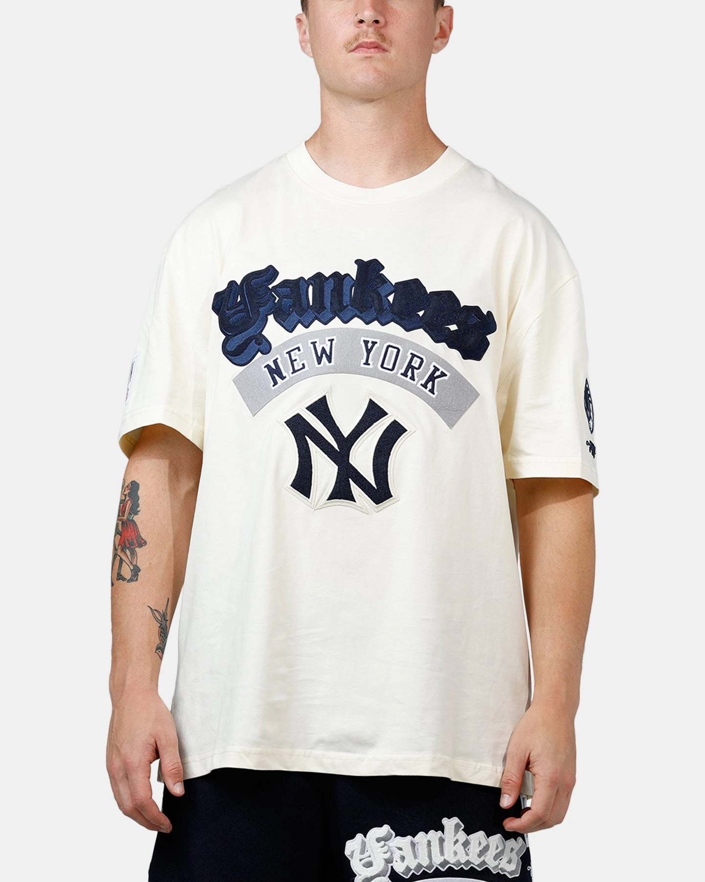 Pro Standard New York Yankees Best Of T-Shirt Eggshell AbrasionResistantEdging
