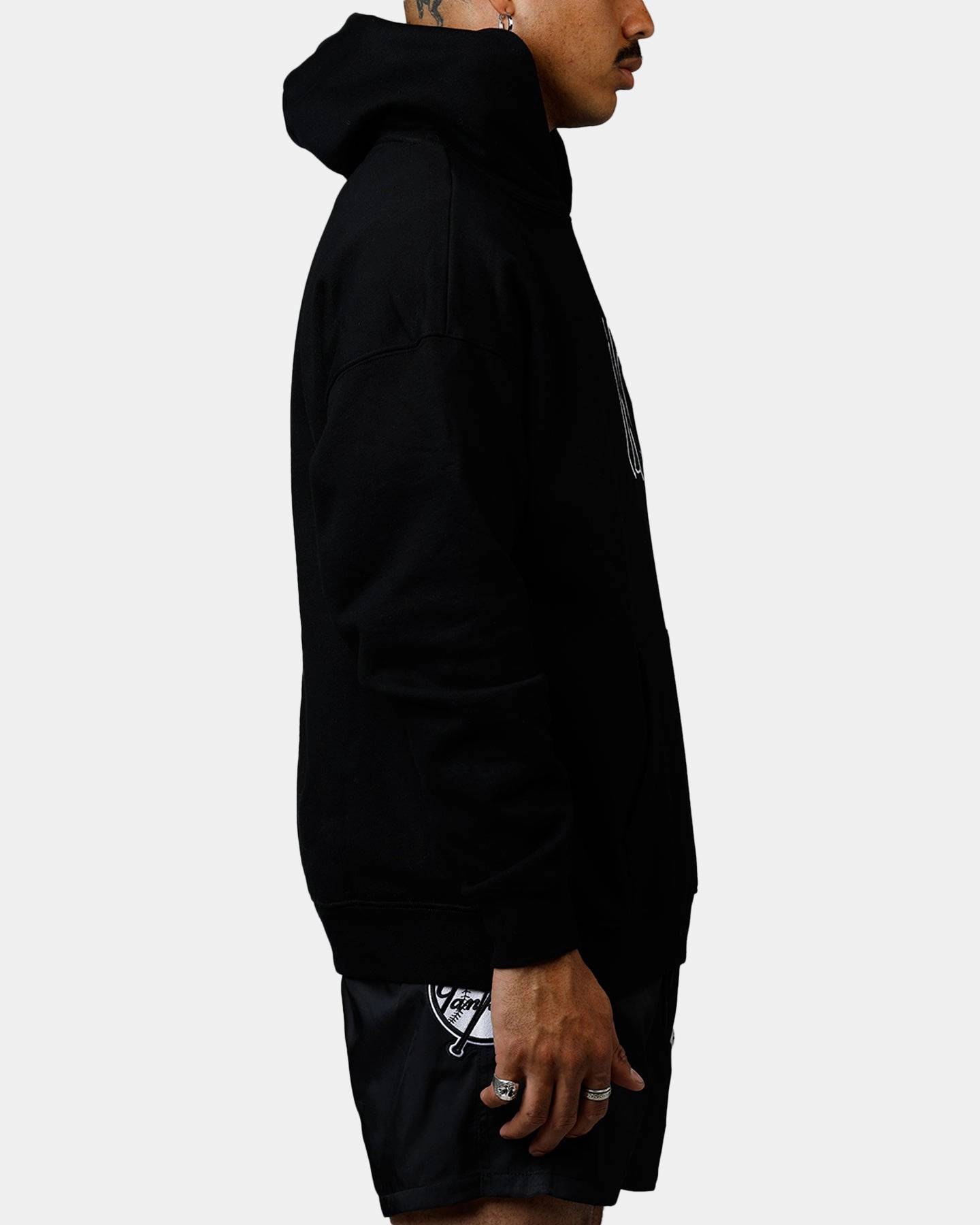 SublimatedPrint Pro Standard New York Yankees Chenille Hoodie Black