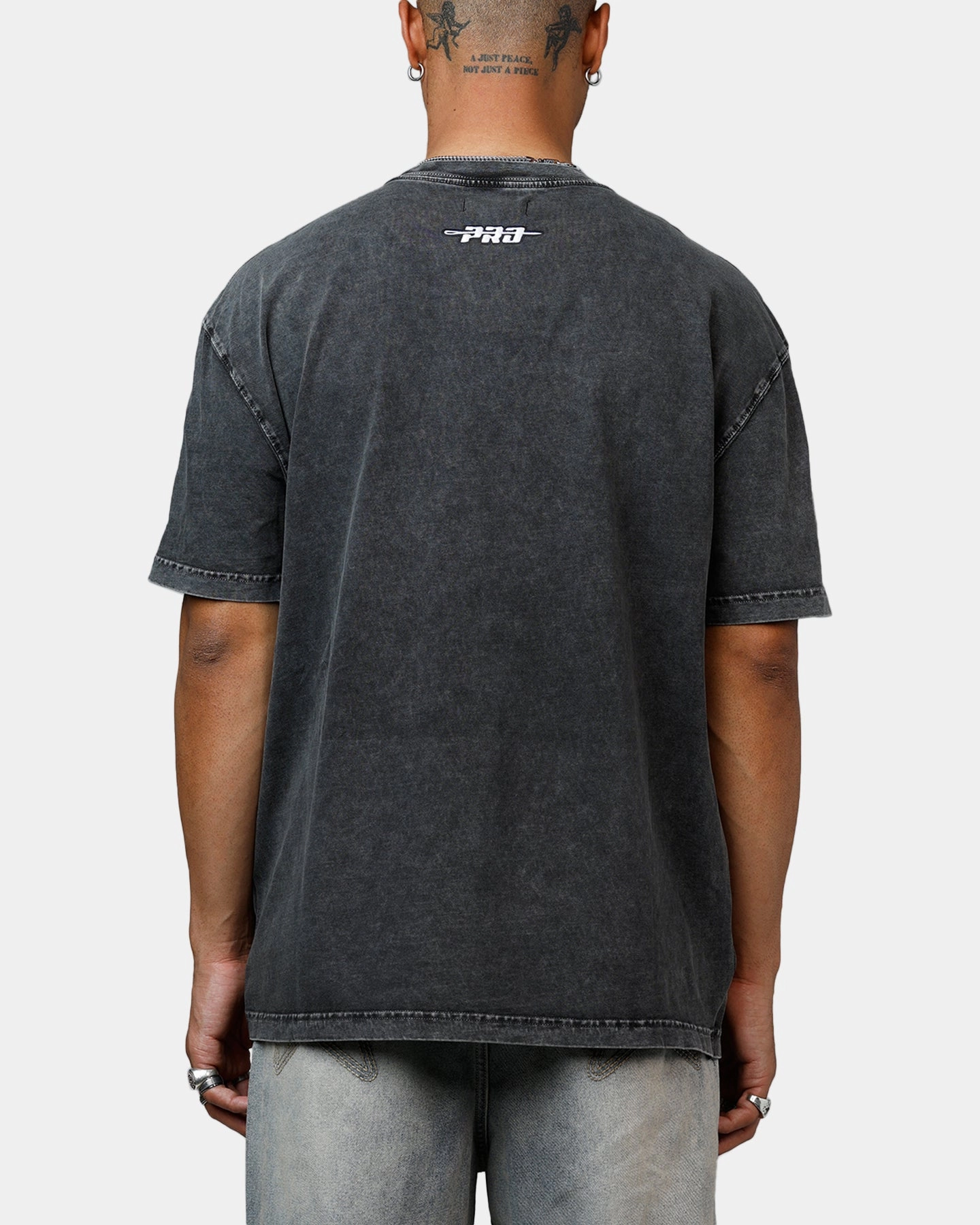 Sweat Absorbing Lining Pro Standard New York Yankees Raffia T-Shirt Black Acidwash