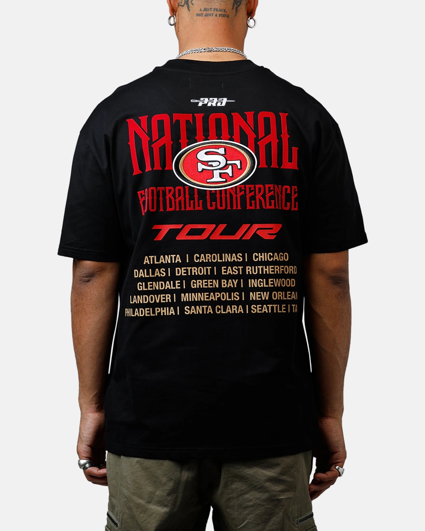 Pro Standard San Francisco 49ers City Tour 2.0 T-Shirt Black AntiStaticLining Warm Layer