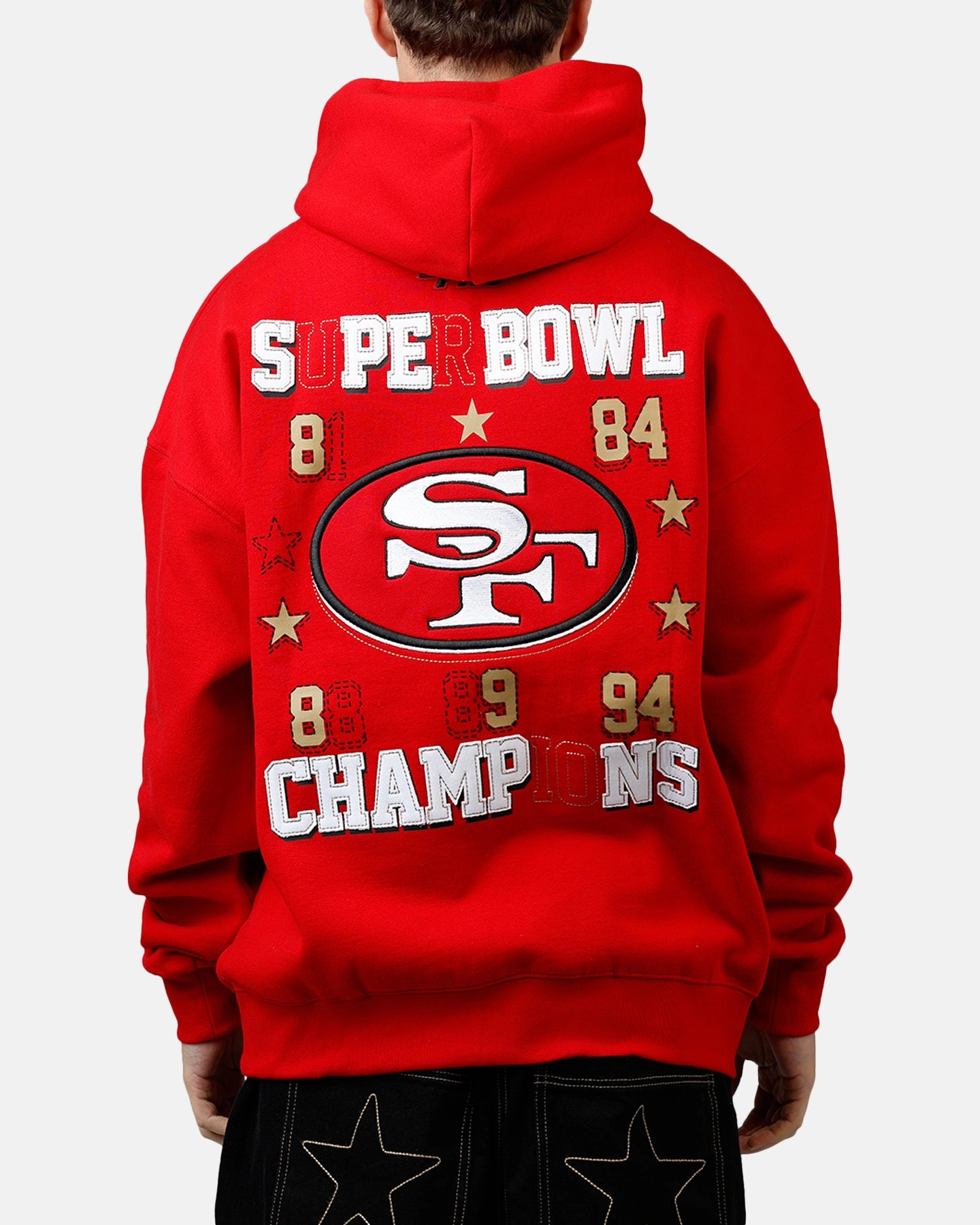 Eco Conscious Packaging EthicallySourcedMaterial Pro Standard San Francisco 49ers Kickoff Hoodie Red