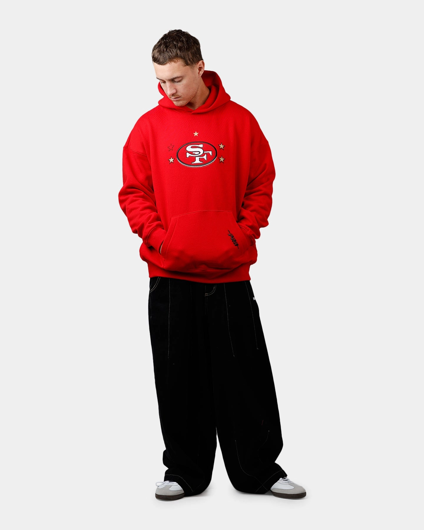 Pro Standard San Francisco 49ers Kickoff Hoodie Red UPFProtection