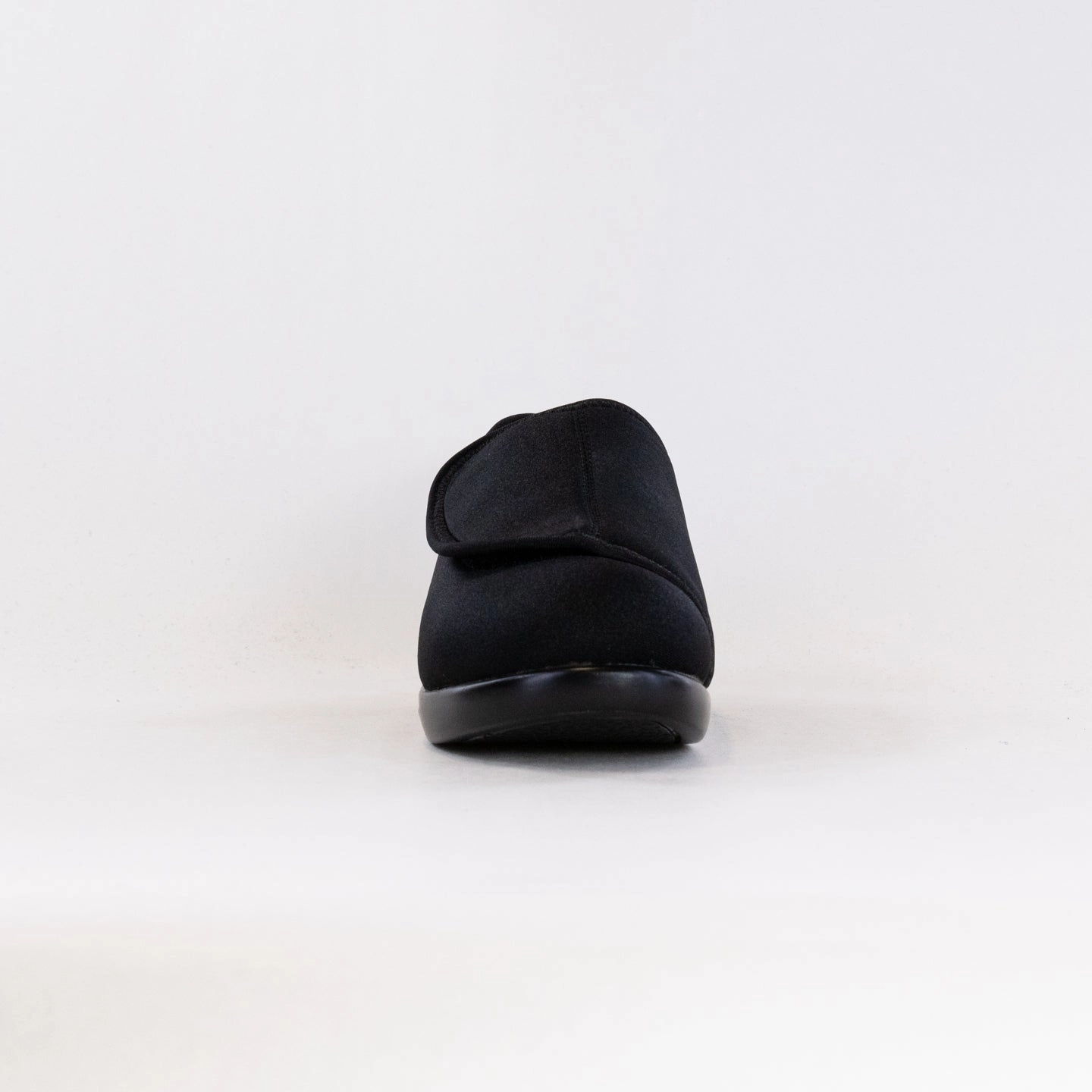 Slip On Fit Propet Cush N Foot Recovery Slipper (Women's) - Black Stretch